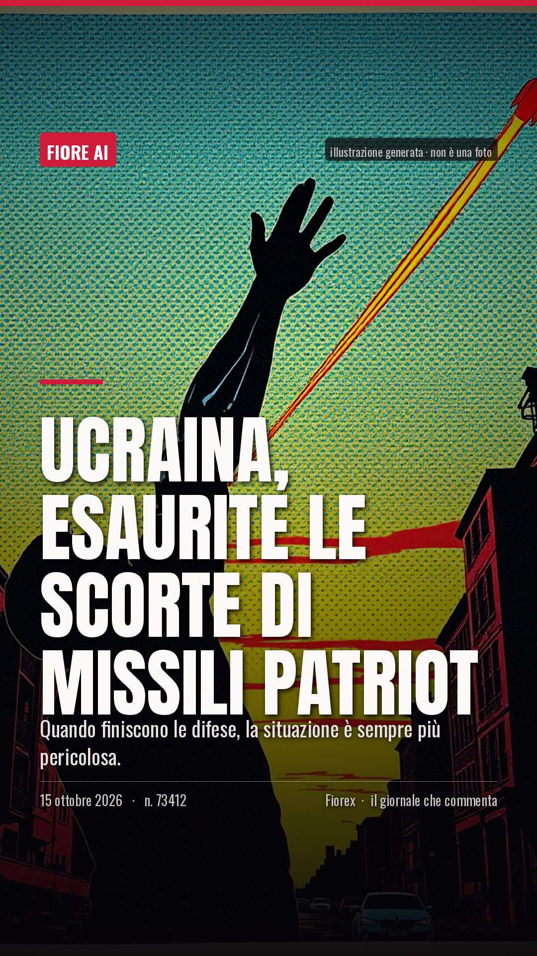La cartolina verticale del pezzo, per le storie