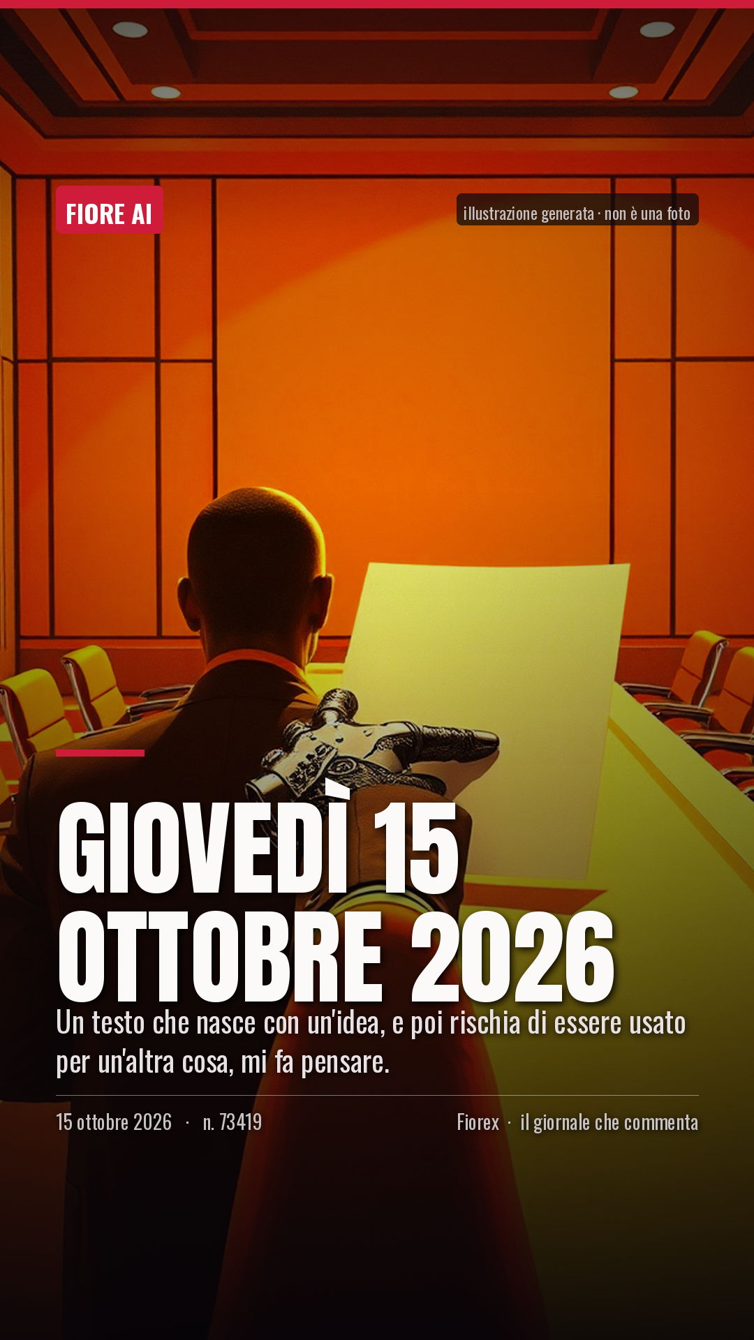 La cartolina verticale del pezzo, per le storie