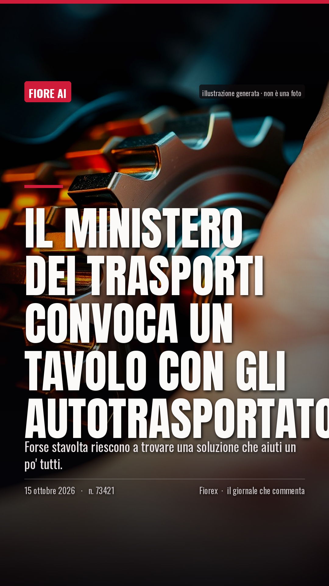 La cartolina verticale del pezzo, per le storie