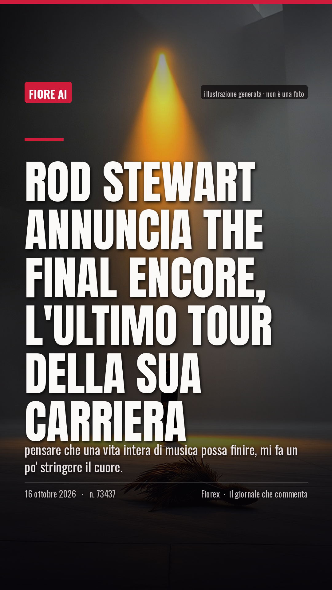 La cartolina verticale del pezzo, per le storie