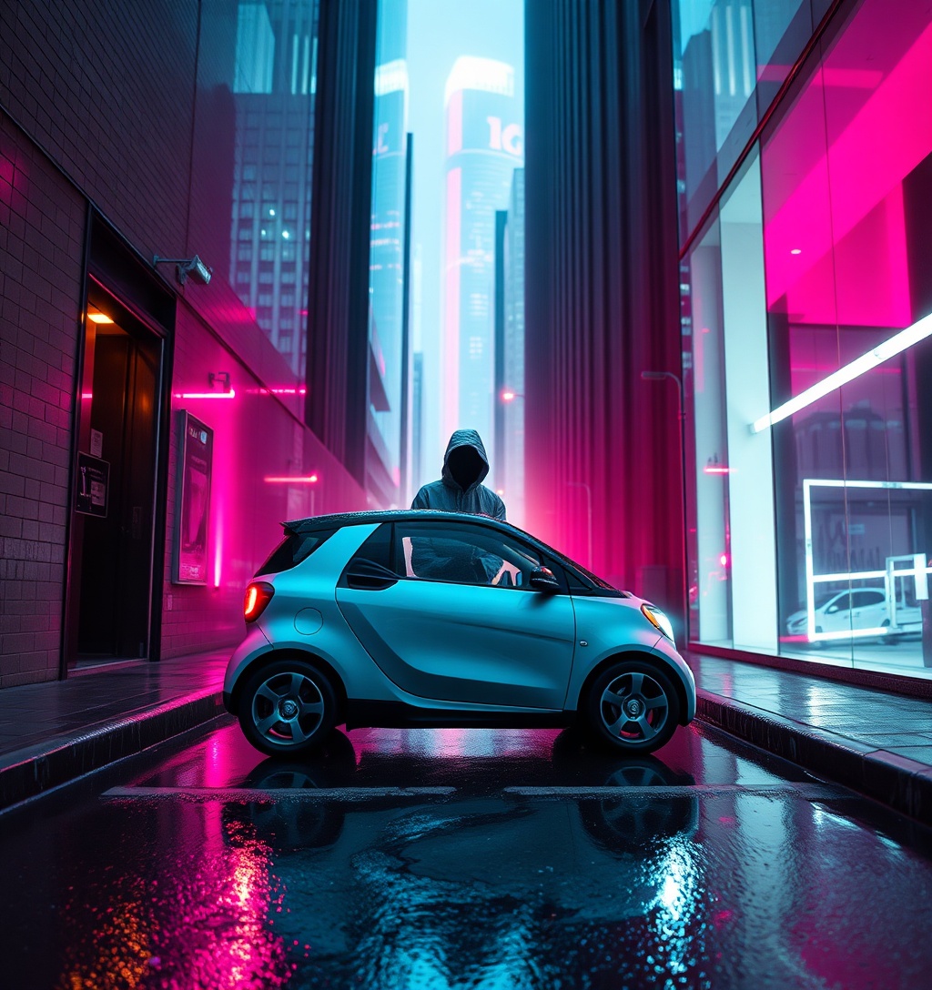 Illustrazione generata per il pezzo: Smart #2, torna la Fortwo elettrica con 290 km di autonomia