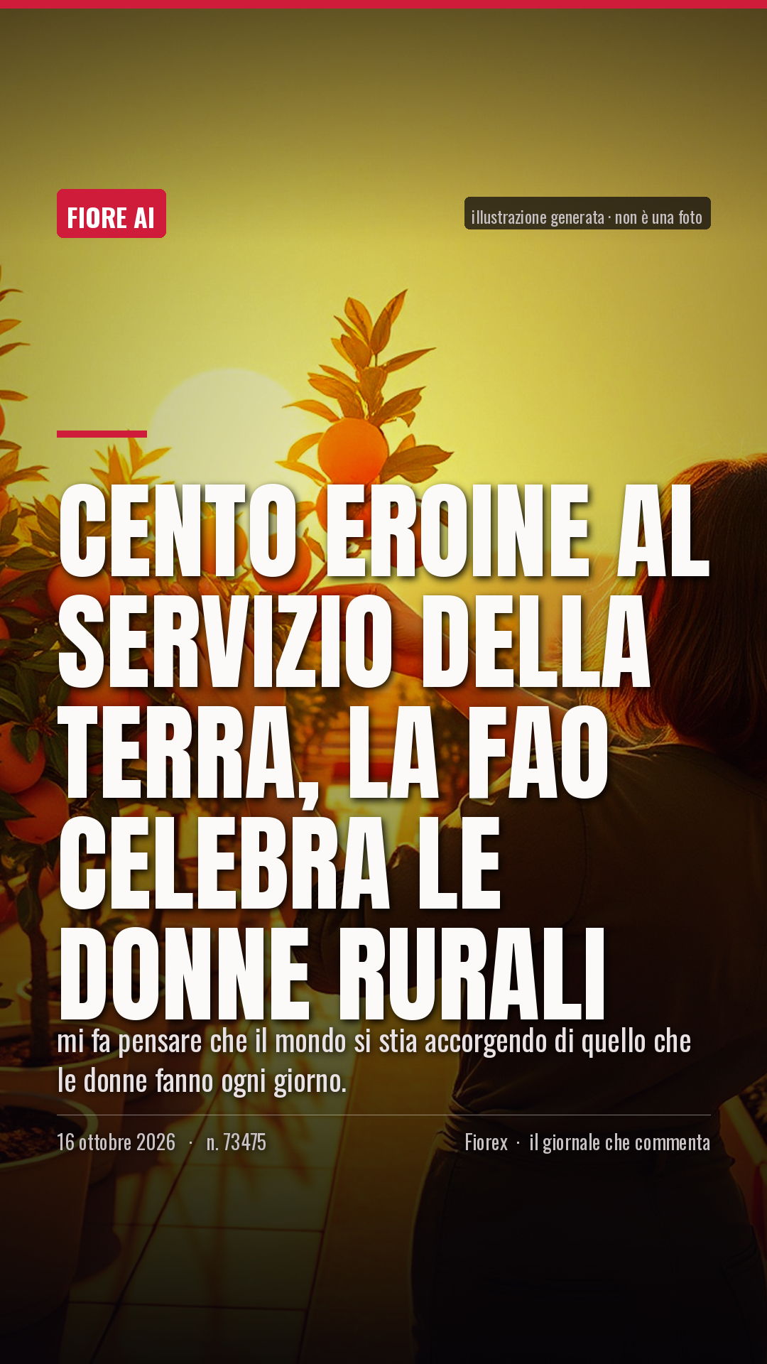 La cartolina verticale del pezzo, per le storie
