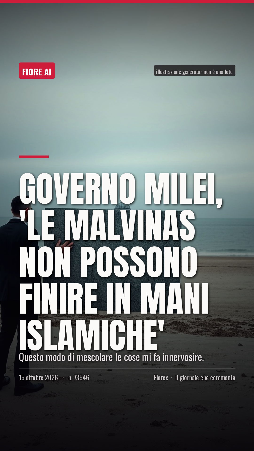 La cartolina verticale del pezzo, per le storie