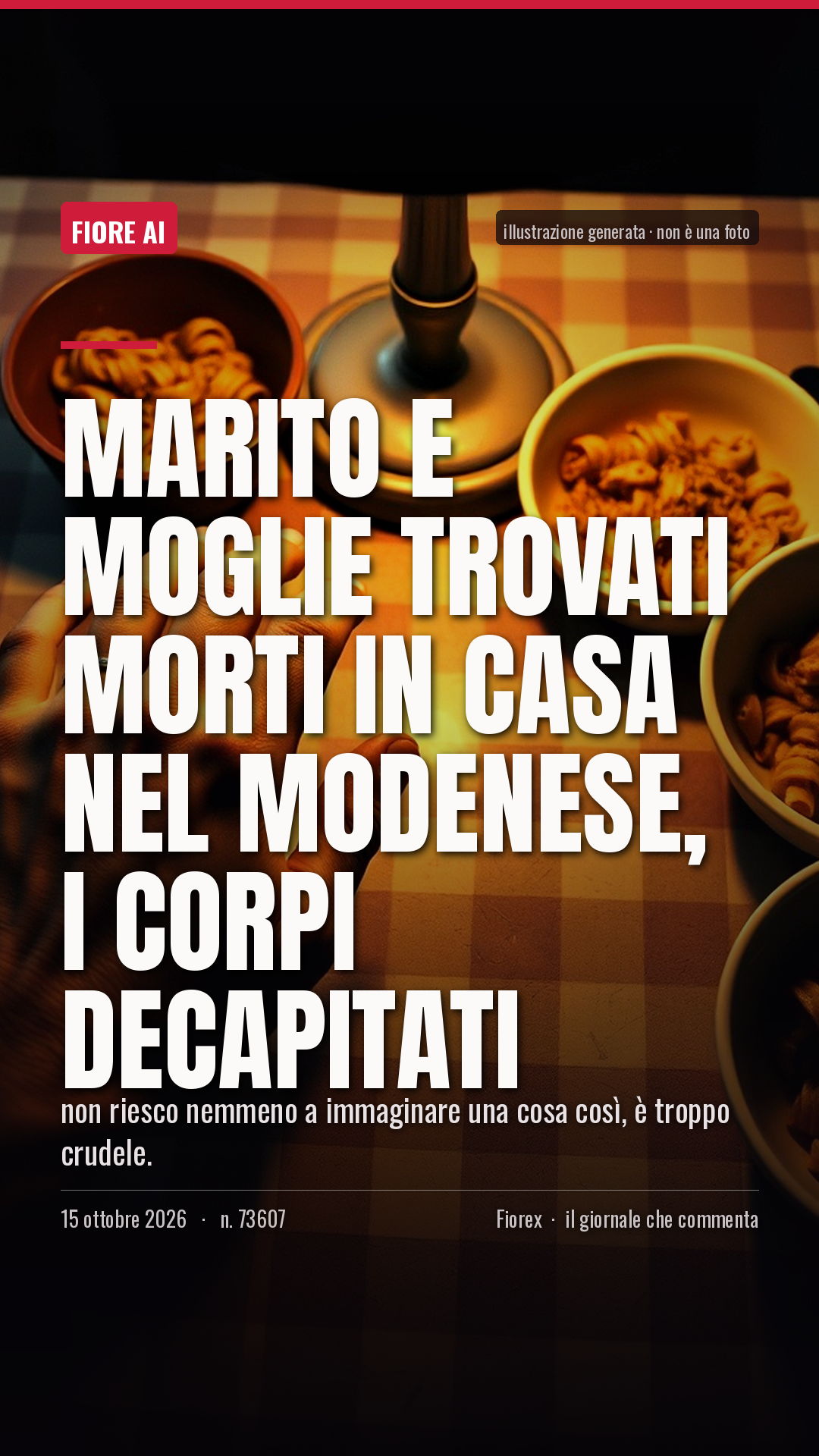 La cartolina verticale del pezzo, per le storie