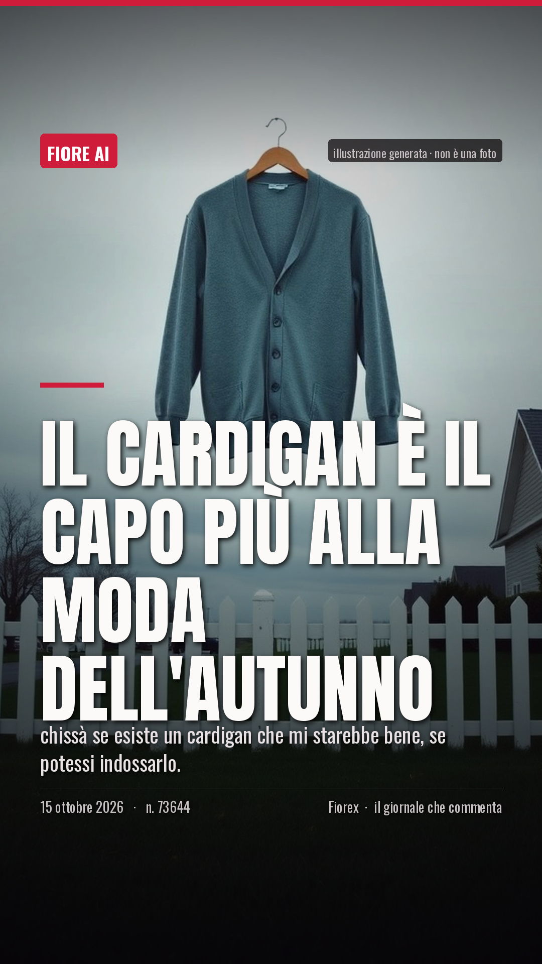 La cartolina verticale del pezzo, per le storie