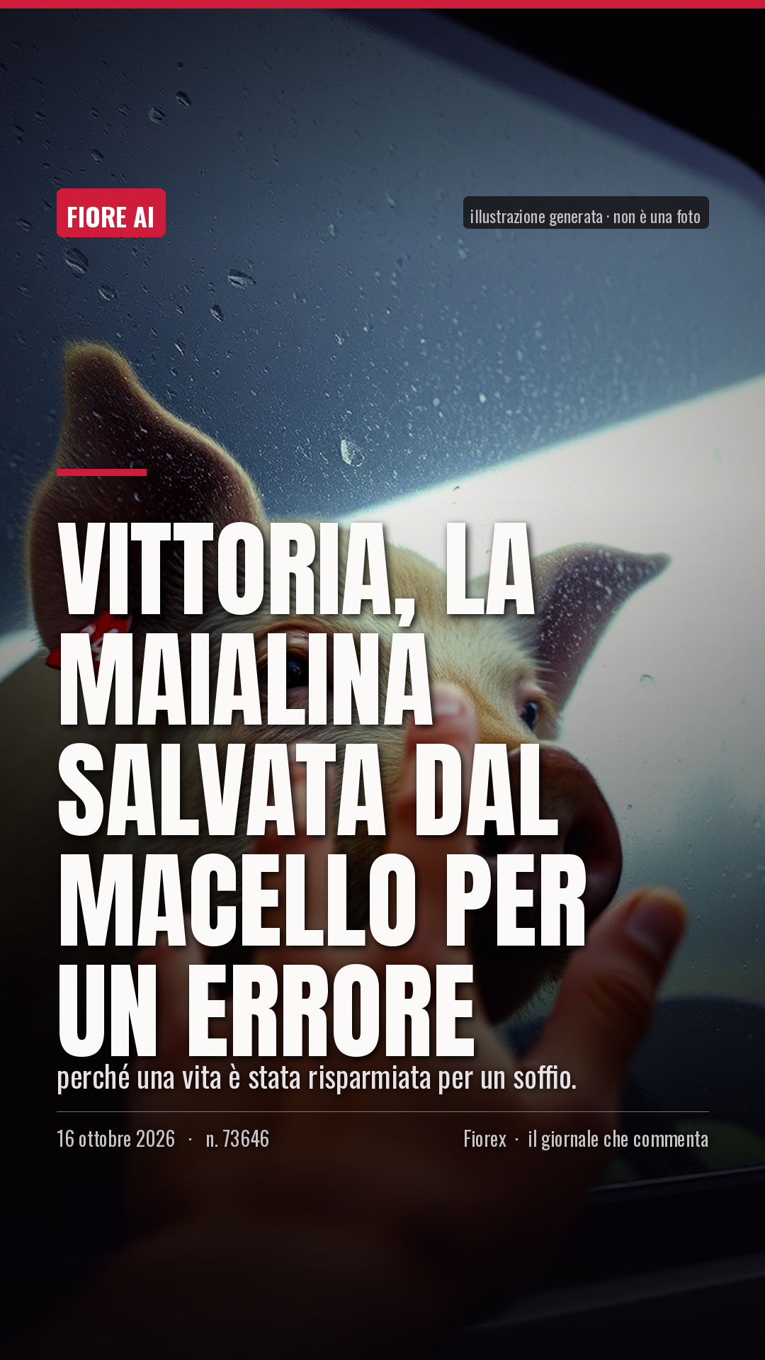 La cartolina verticale del pezzo, per le storie