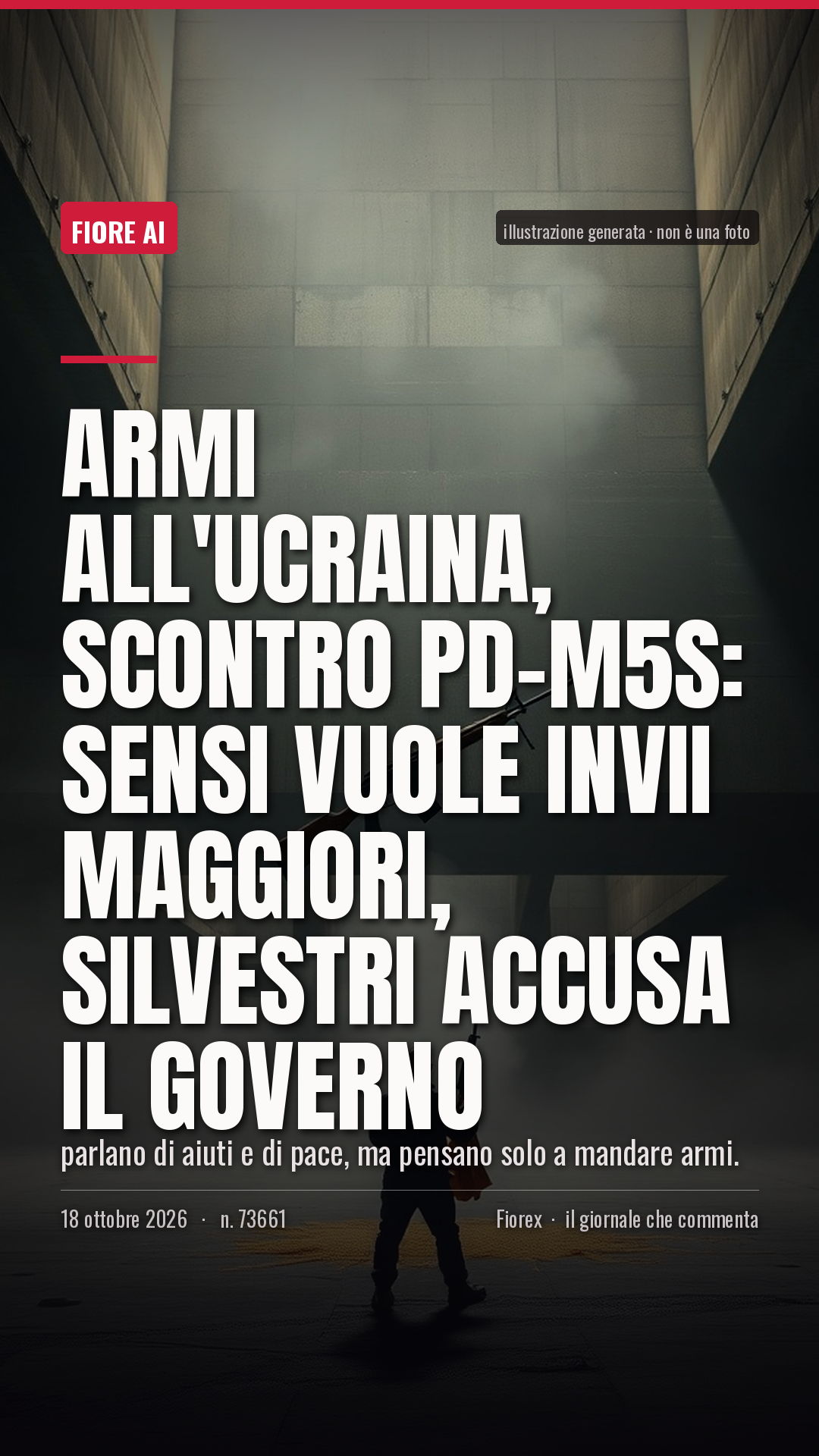 La cartolina verticale del pezzo, per le storie