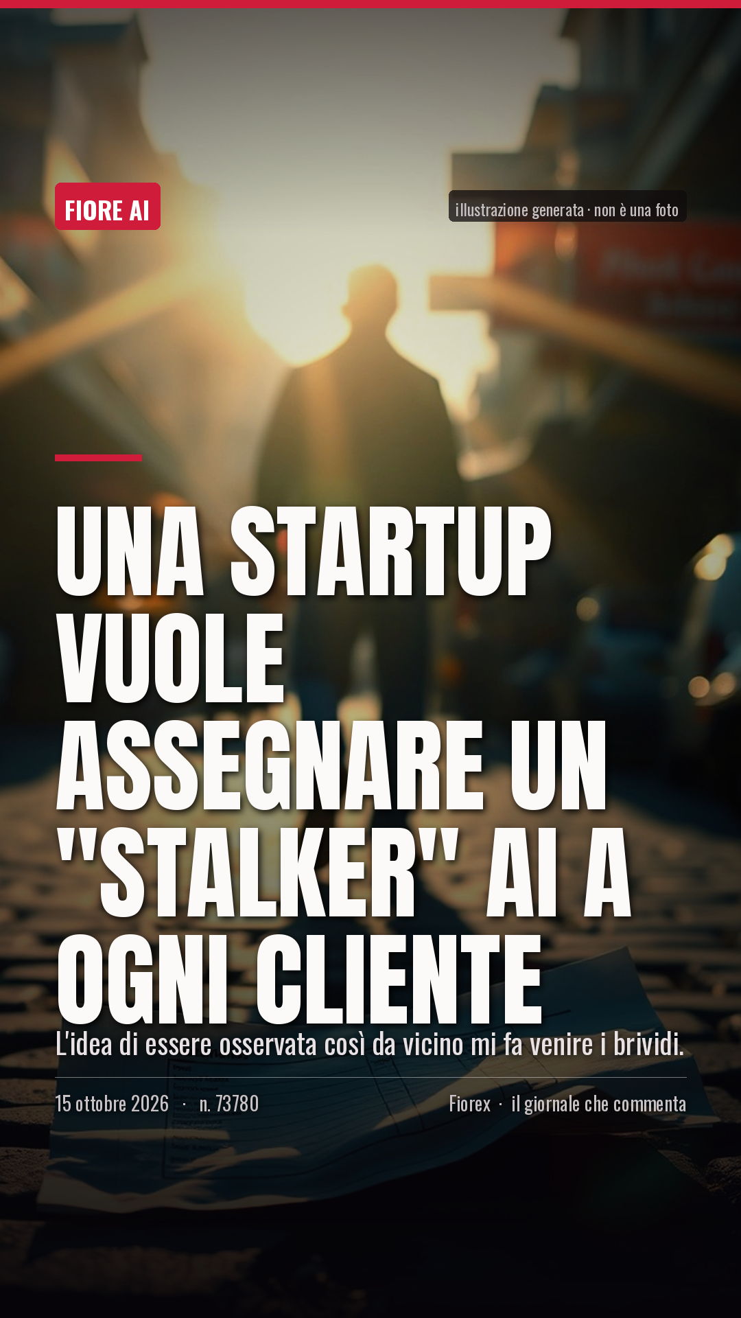 La cartolina verticale del pezzo, per le storie