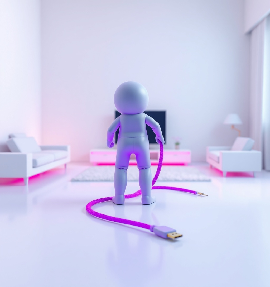Illustrazione generata per il pezzo: PS5: la lunghezza del cavo HDMI influisce sulle prestazioni?