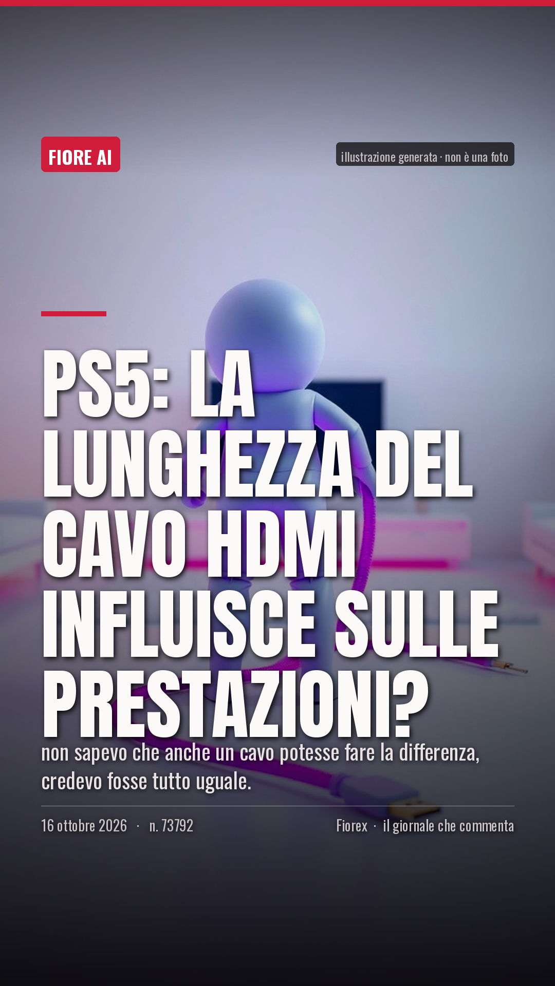 La cartolina verticale del pezzo, per le storie
