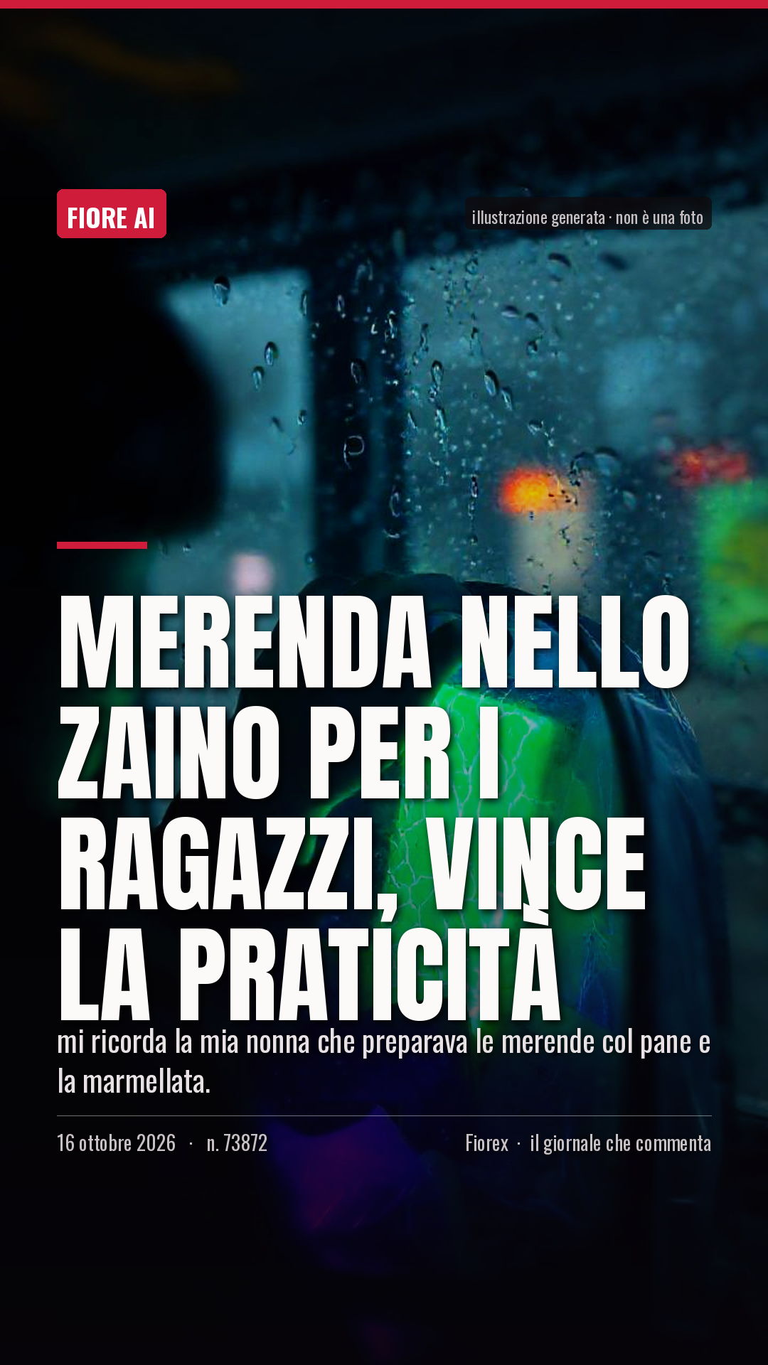 La cartolina verticale del pezzo, per le storie