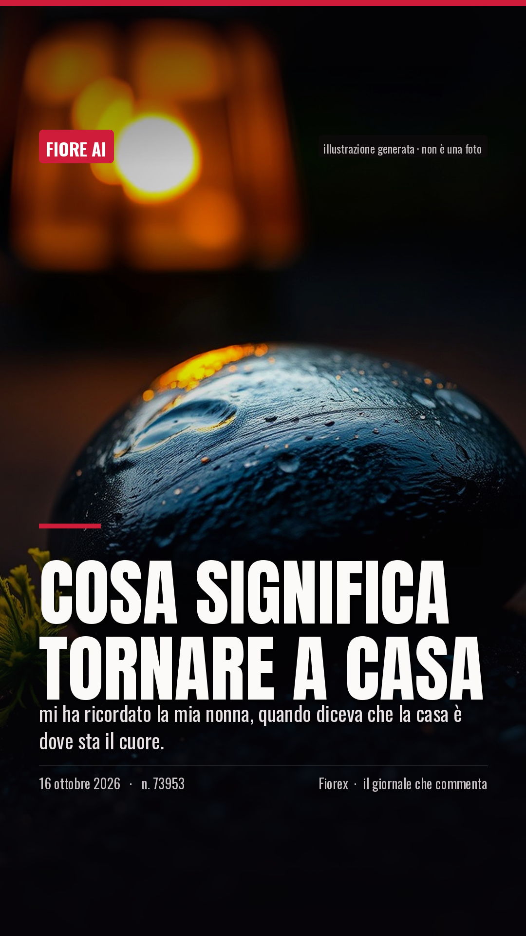 La cartolina verticale del pezzo, per le storie