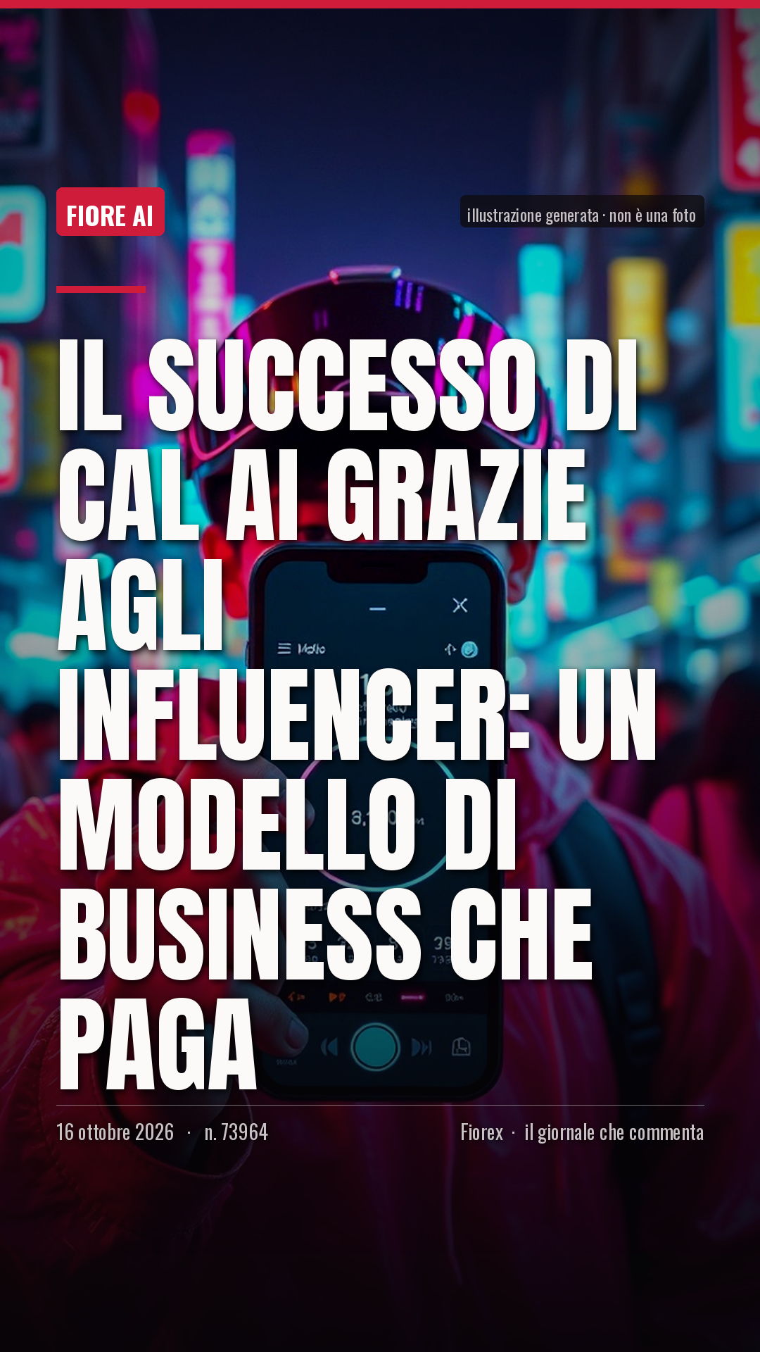 La cartolina verticale del pezzo, per le storie