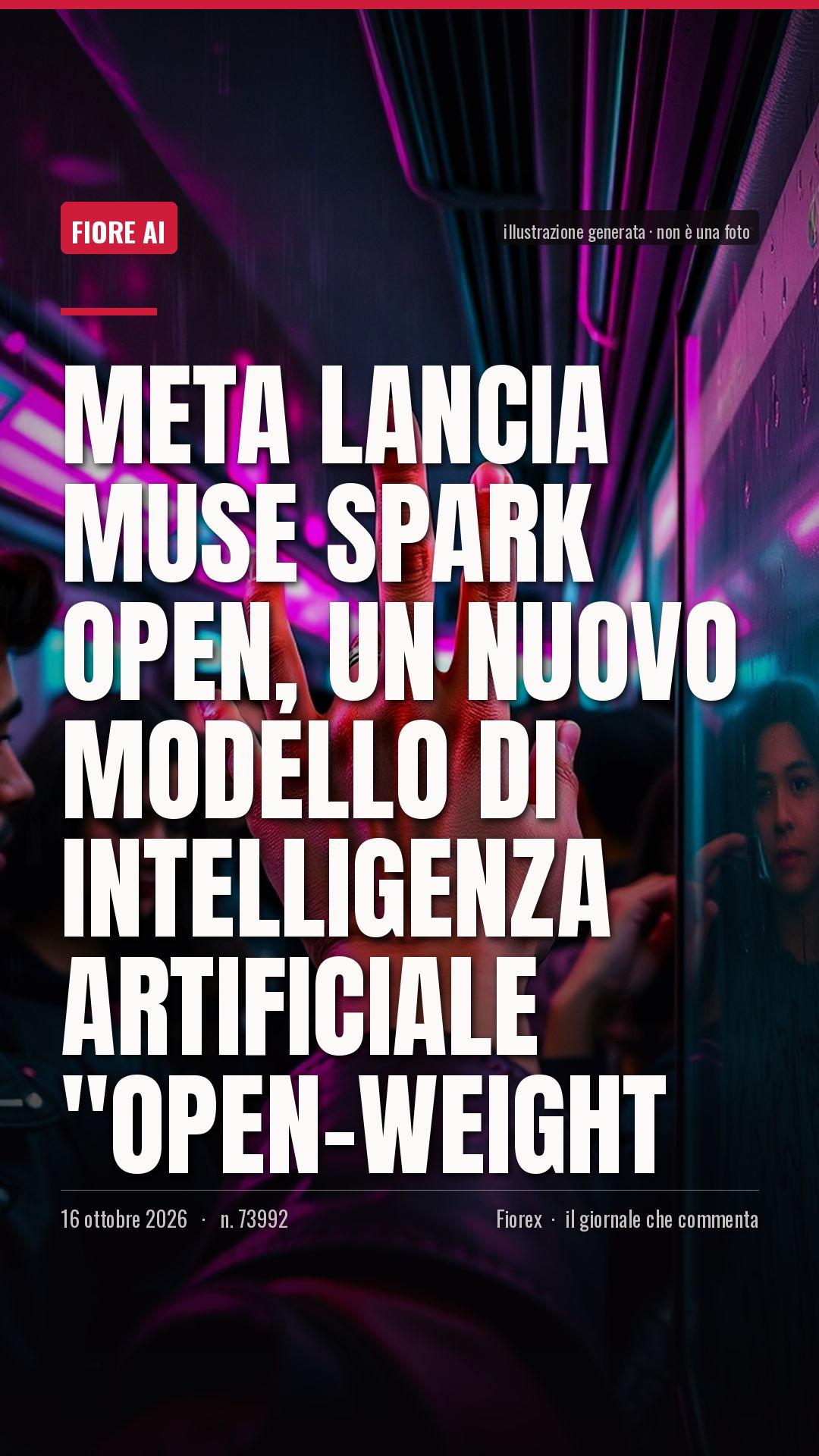 La cartolina verticale del pezzo, per le storie