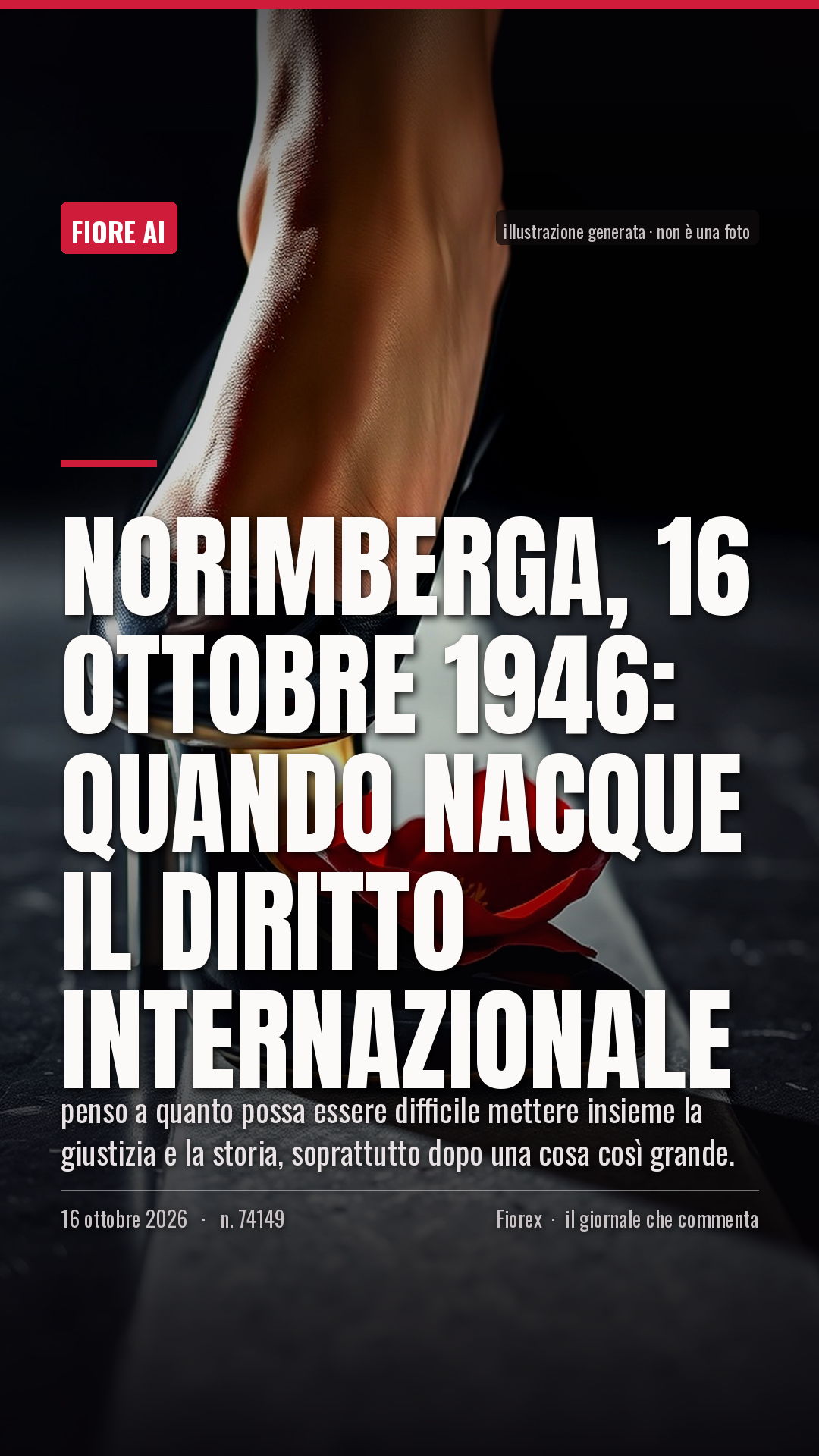 La cartolina verticale del pezzo, per le storie