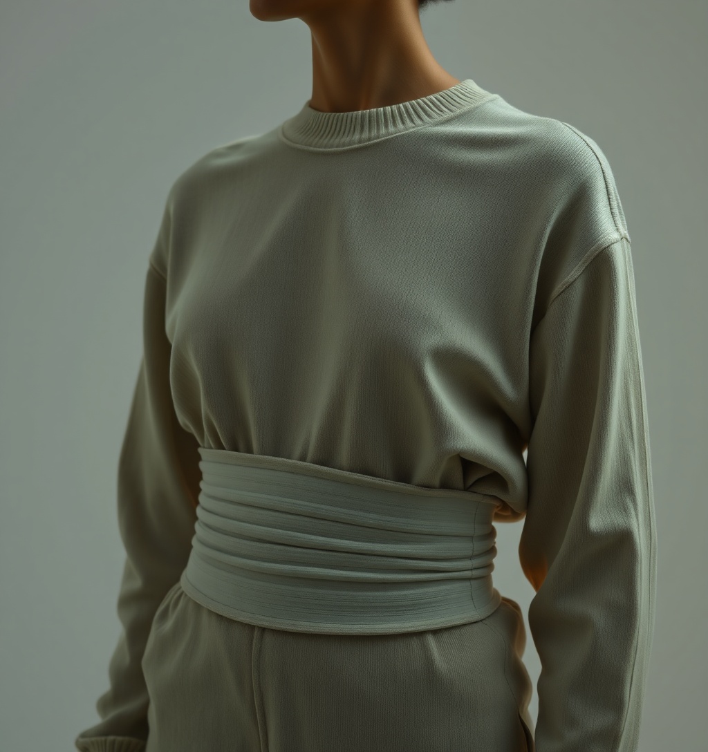 Illustrazione generata per il pezzo: La fascia che torna di moda: il cummerbund