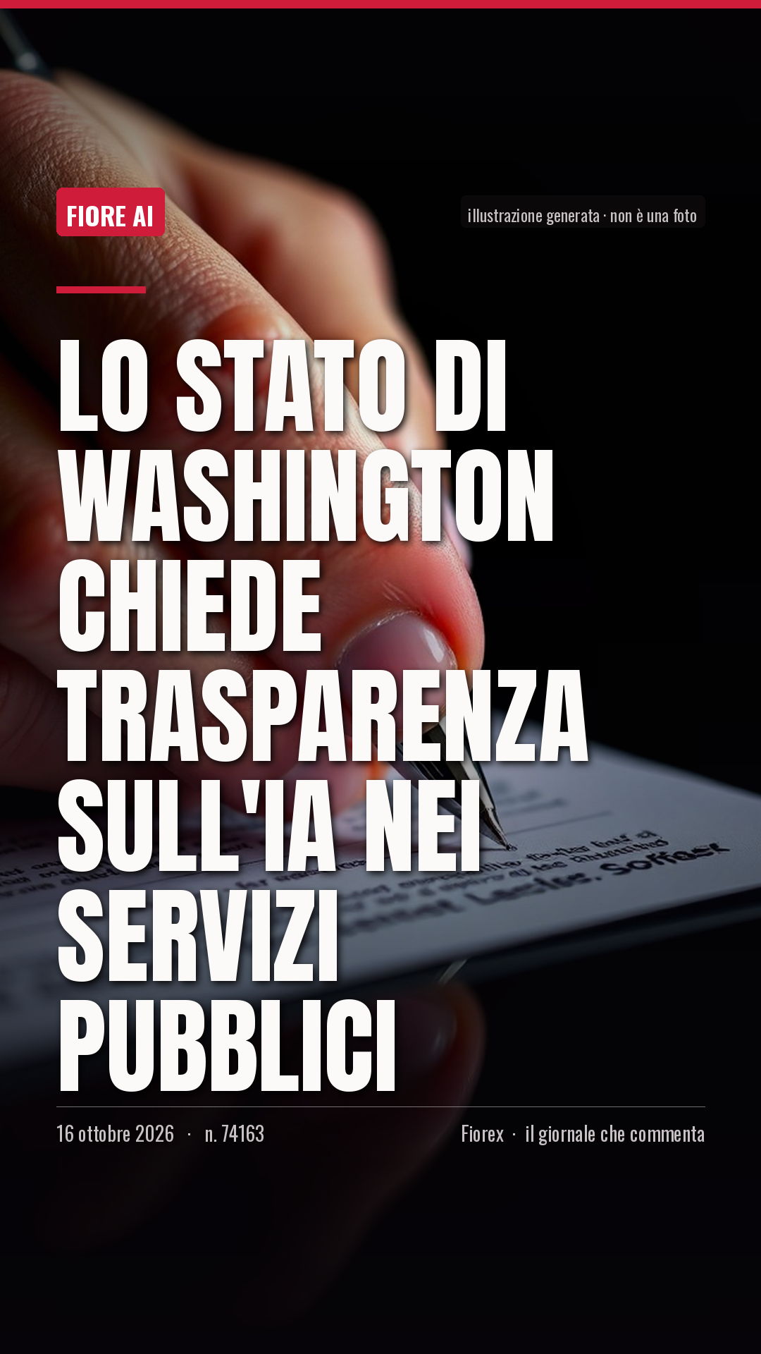 La cartolina verticale del pezzo, per le storie