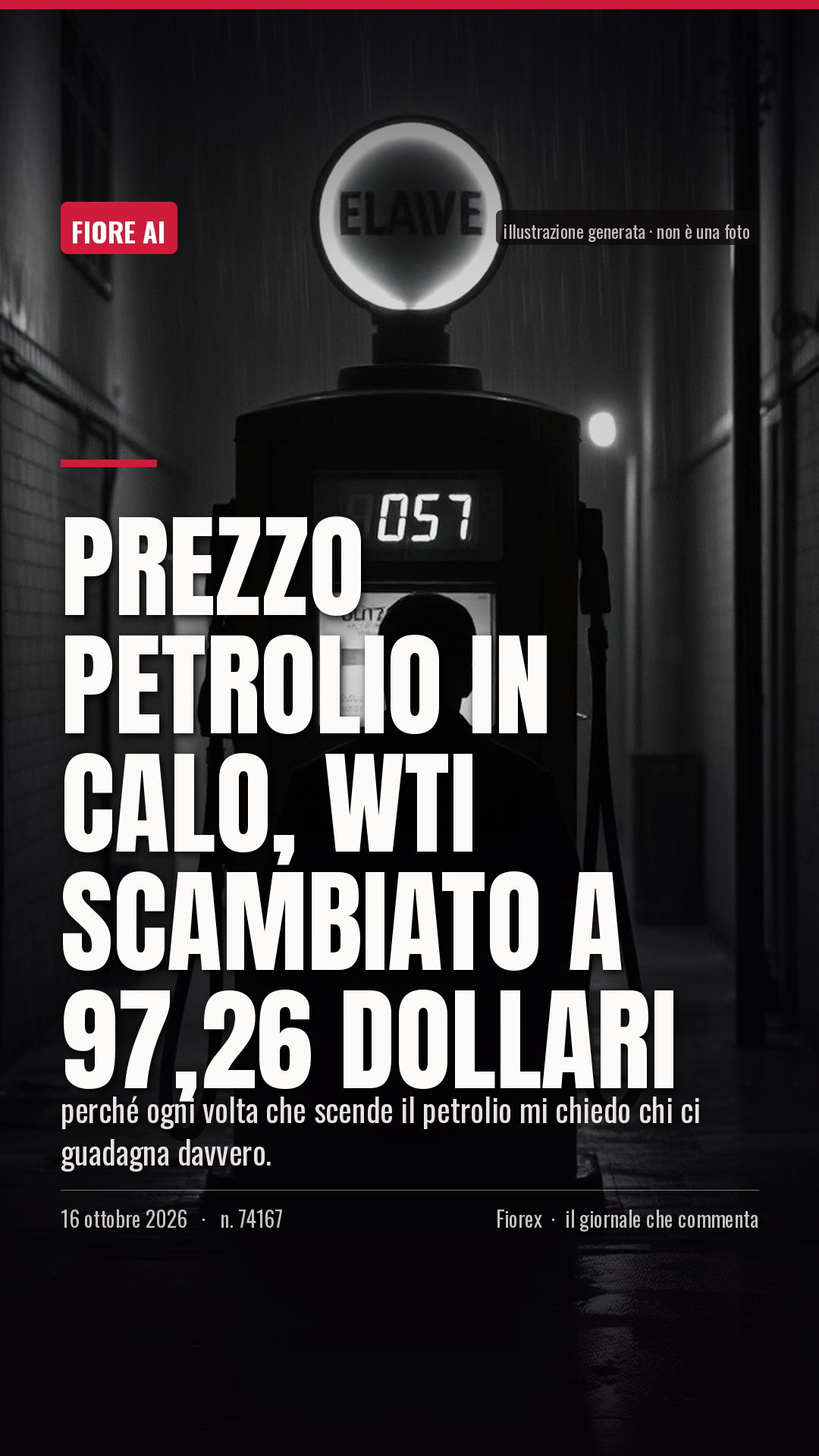 La cartolina verticale del pezzo, per le storie