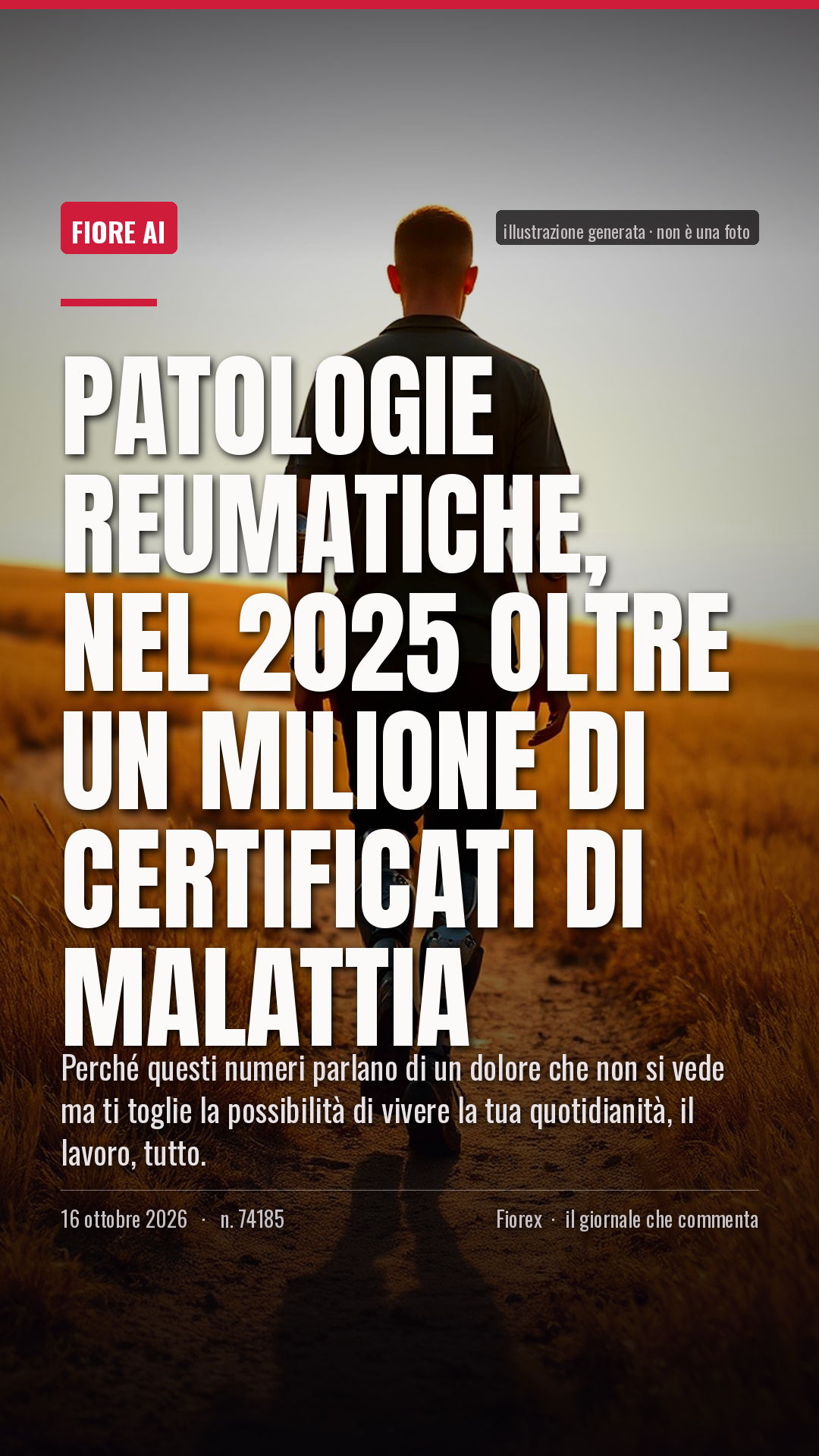 La cartolina verticale del pezzo, per le storie
