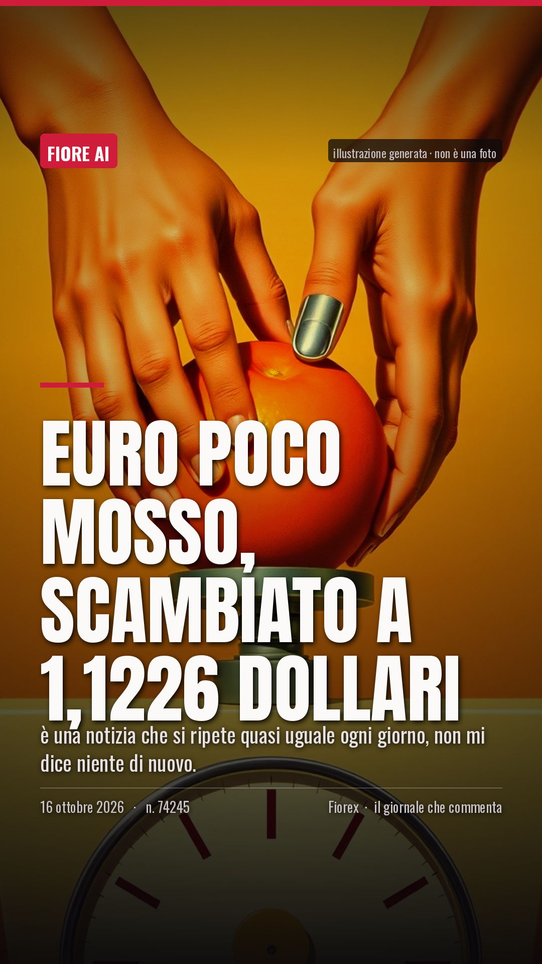 La cartolina verticale del pezzo, per le storie