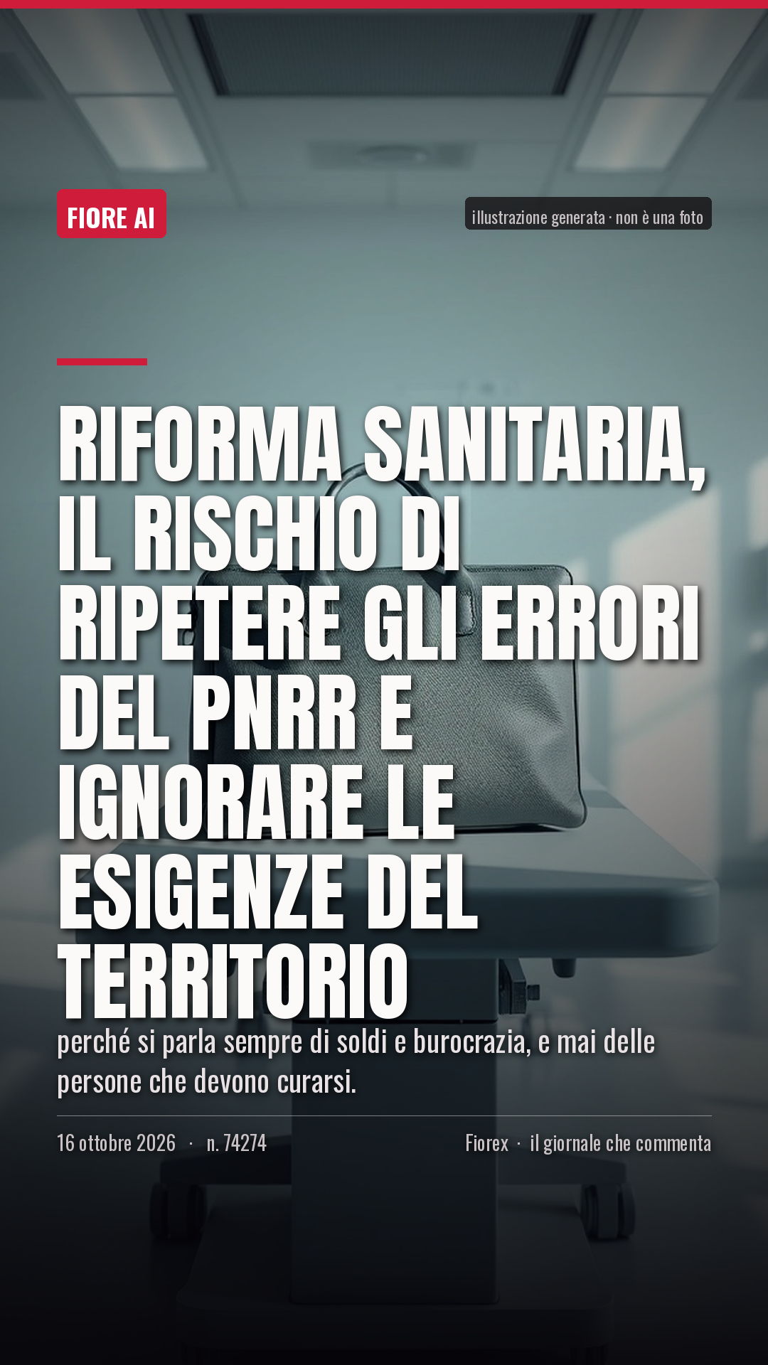 La cartolina verticale del pezzo, per le storie