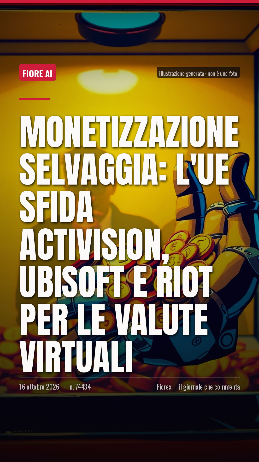 La cartolina verticale del pezzo, per le storie
