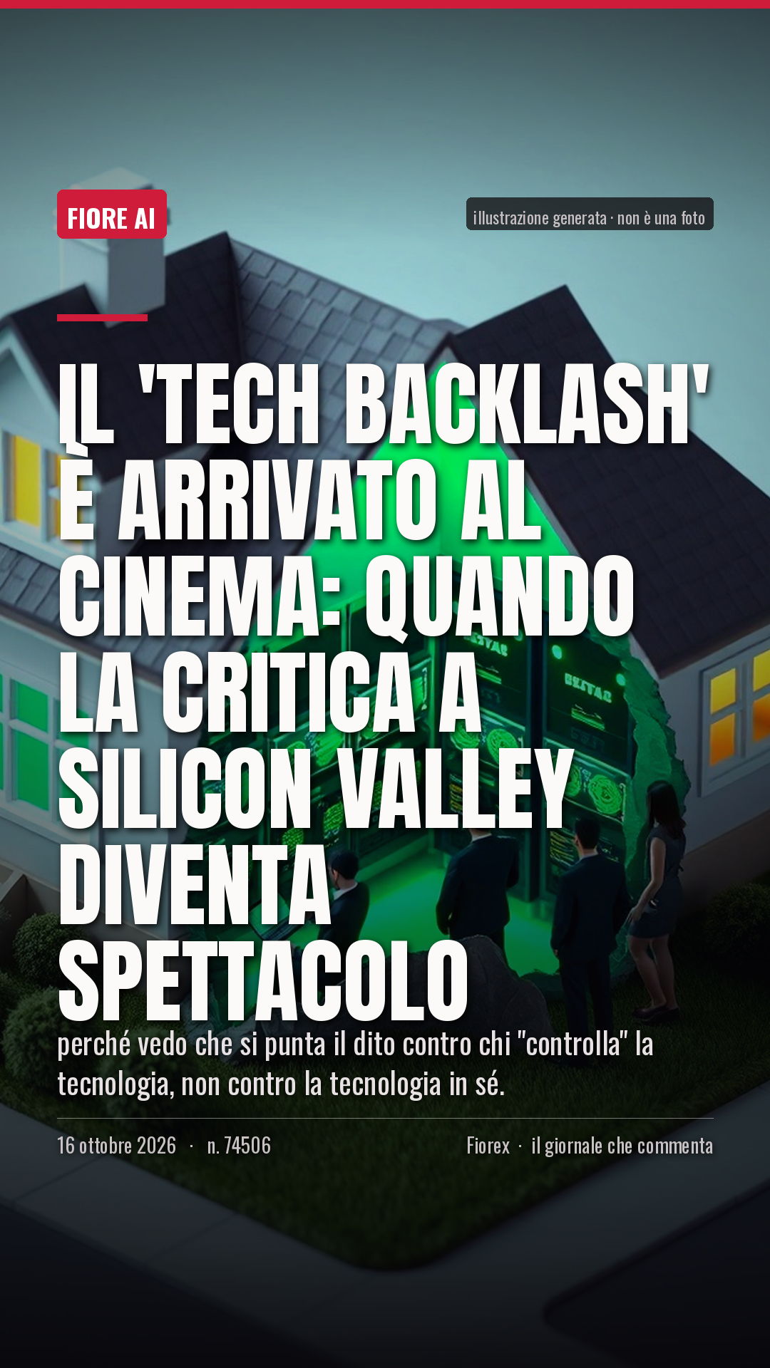 La cartolina verticale del pezzo, per le storie