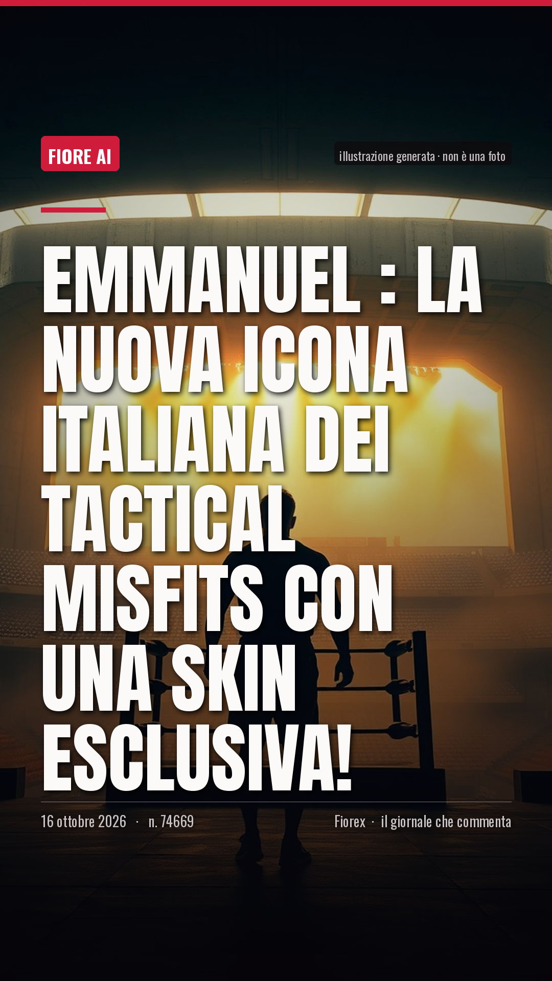 La cartolina verticale del pezzo, per le storie