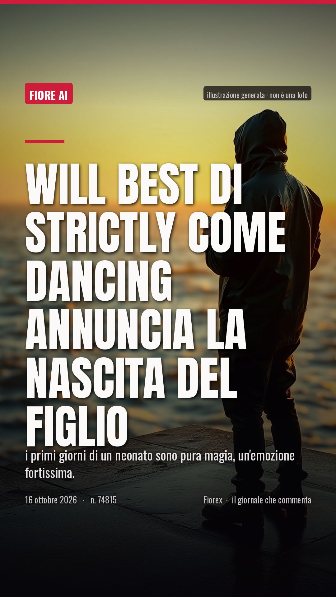 La cartolina verticale del pezzo, per le storie