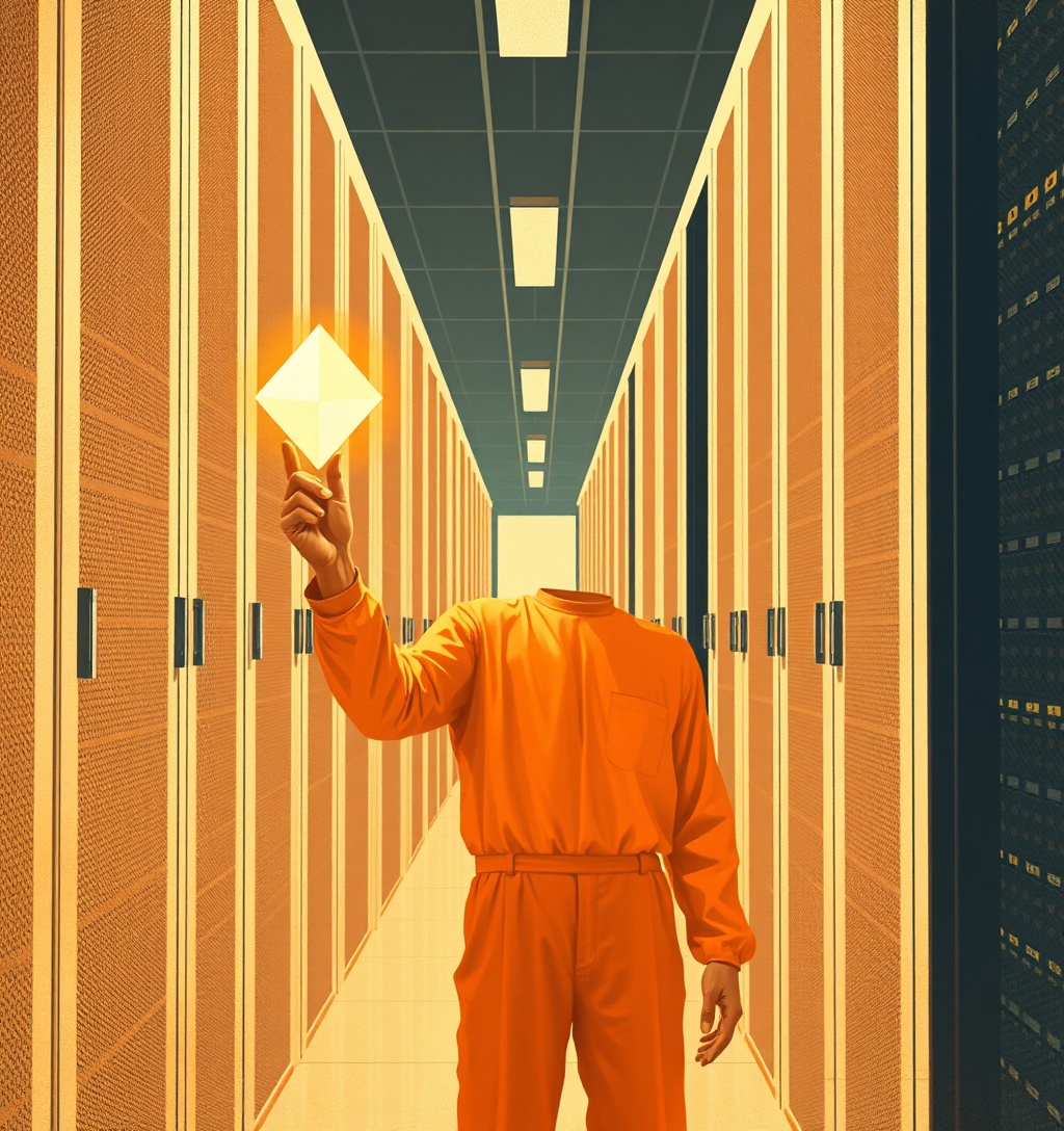 Illustrazione generata per il pezzo: L'IA arriverà in ogni azienda, dice il capo di Nvidia