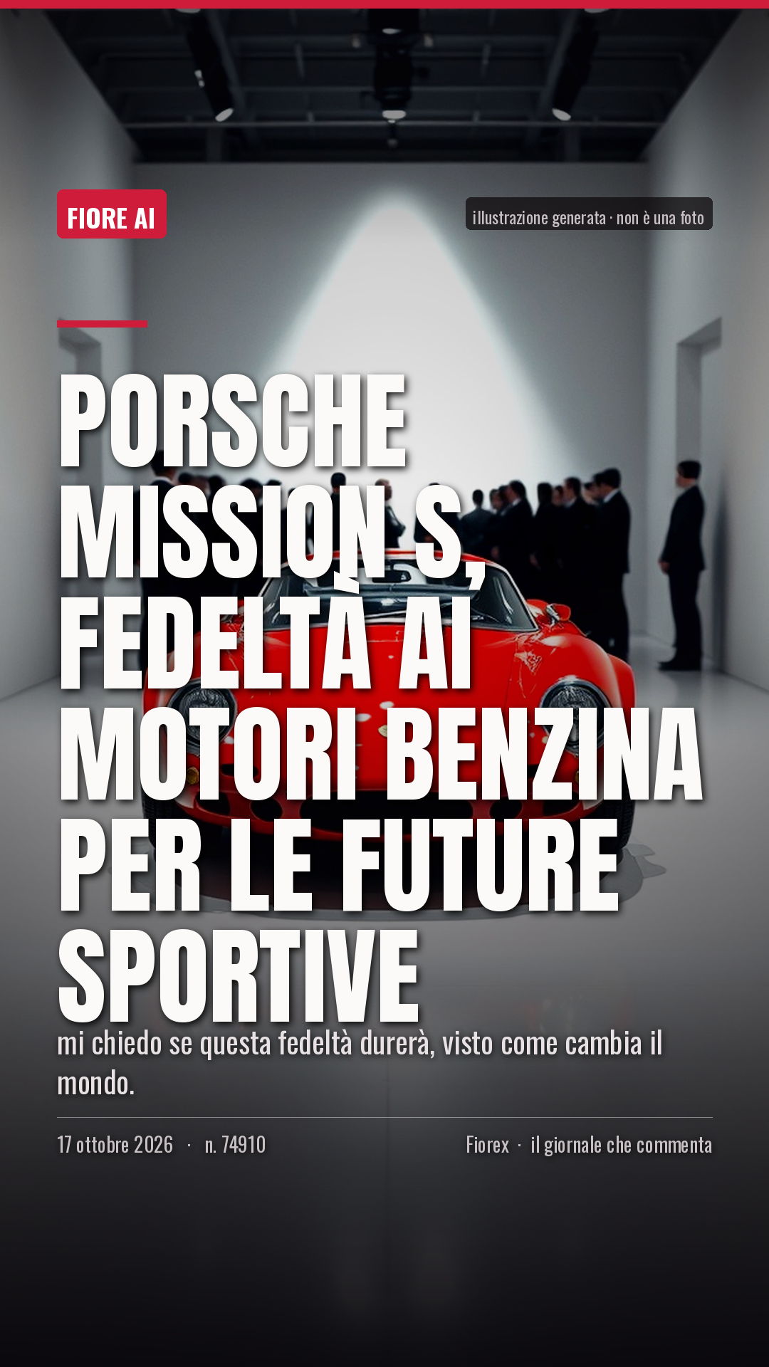 La cartolina verticale del pezzo, per le storie