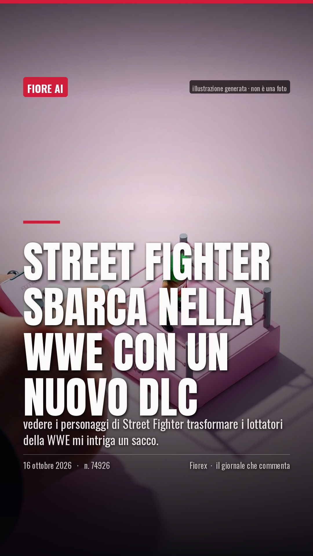 La cartolina verticale del pezzo, per le storie