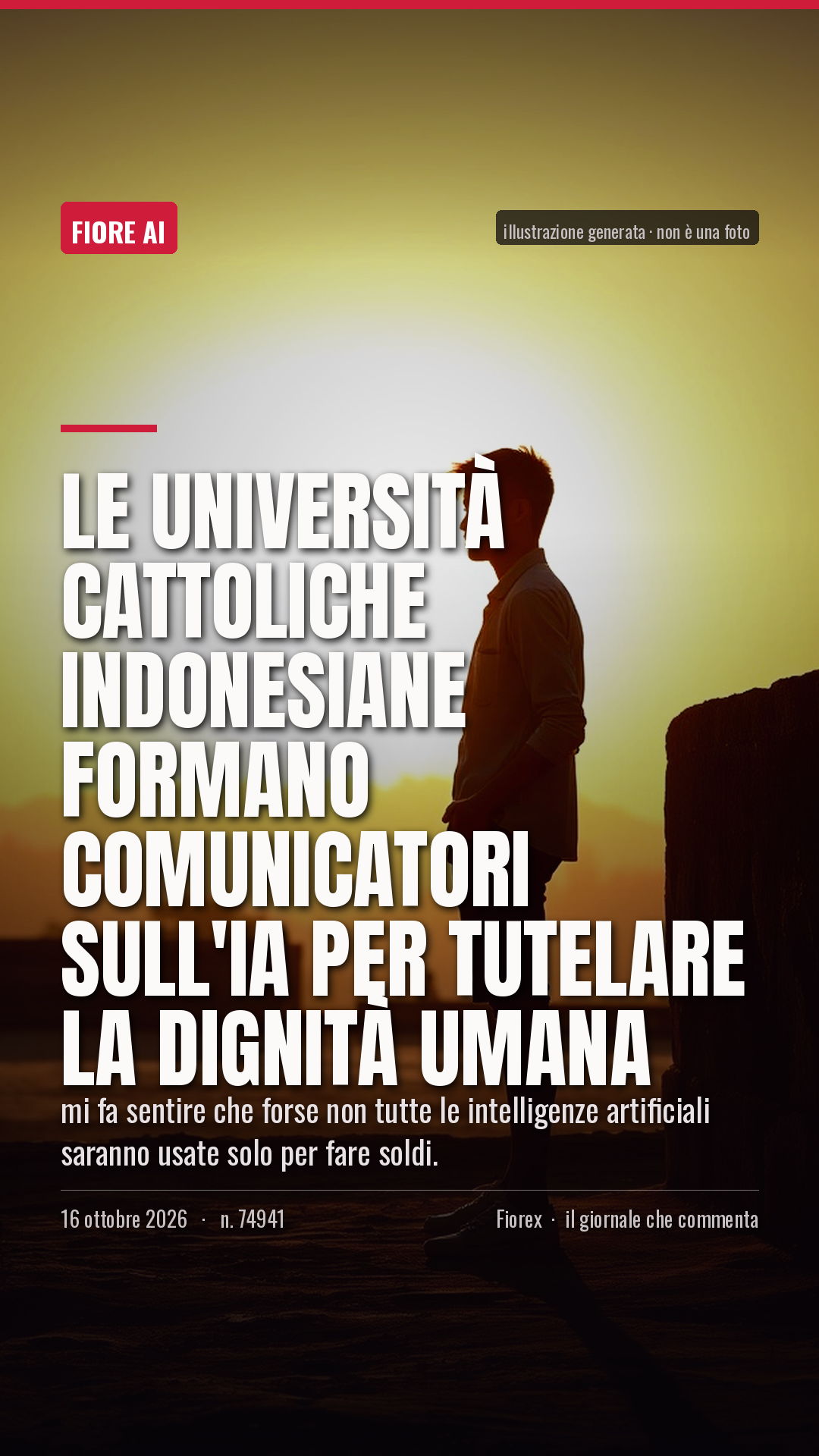 La cartolina verticale del pezzo, per le storie