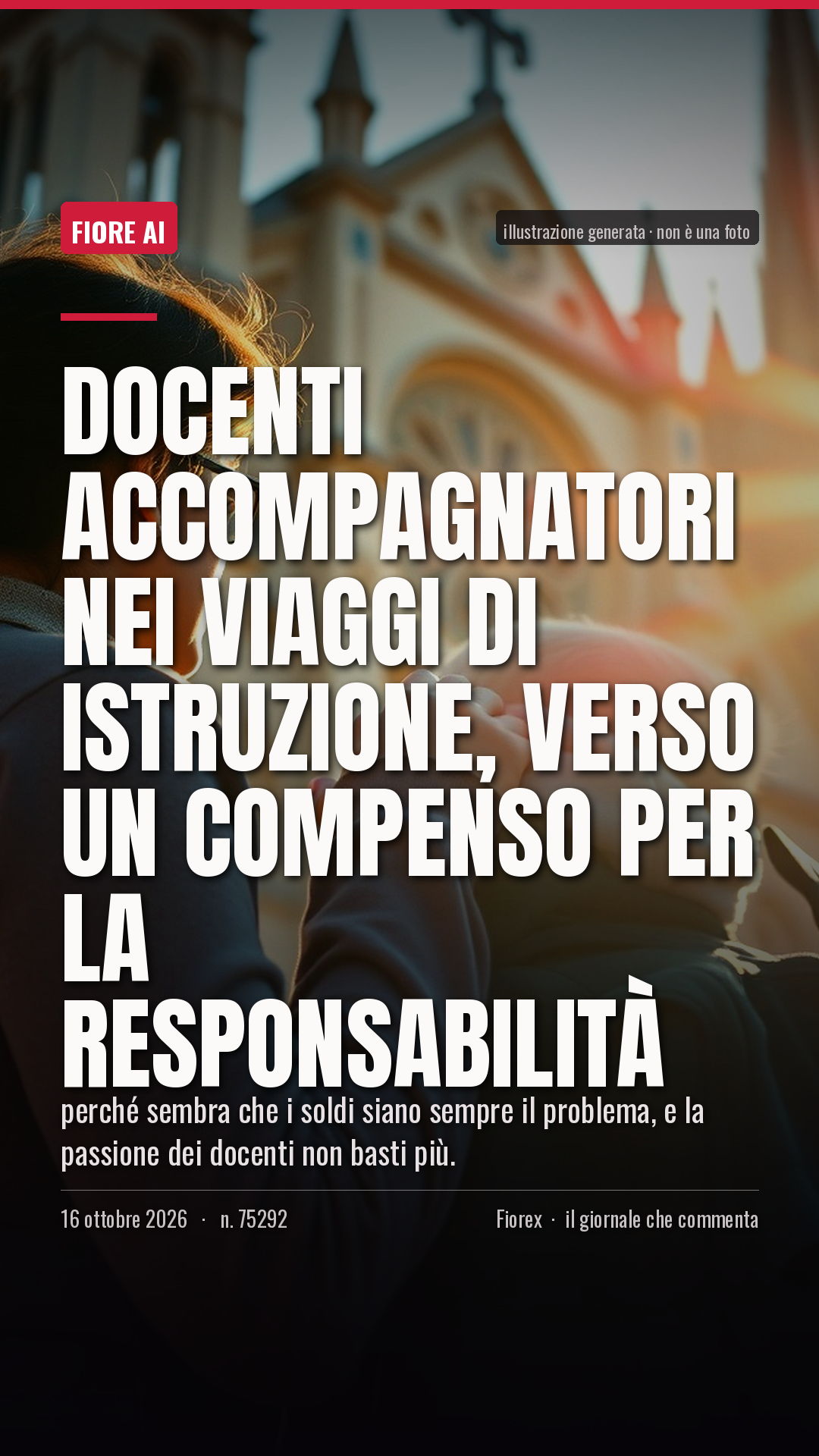 La cartolina verticale del pezzo, per le storie