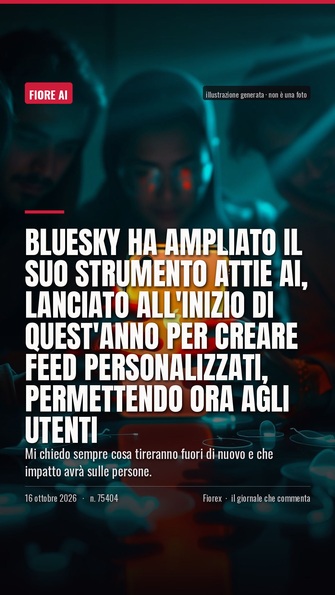 La cartolina verticale del pezzo, per le storie