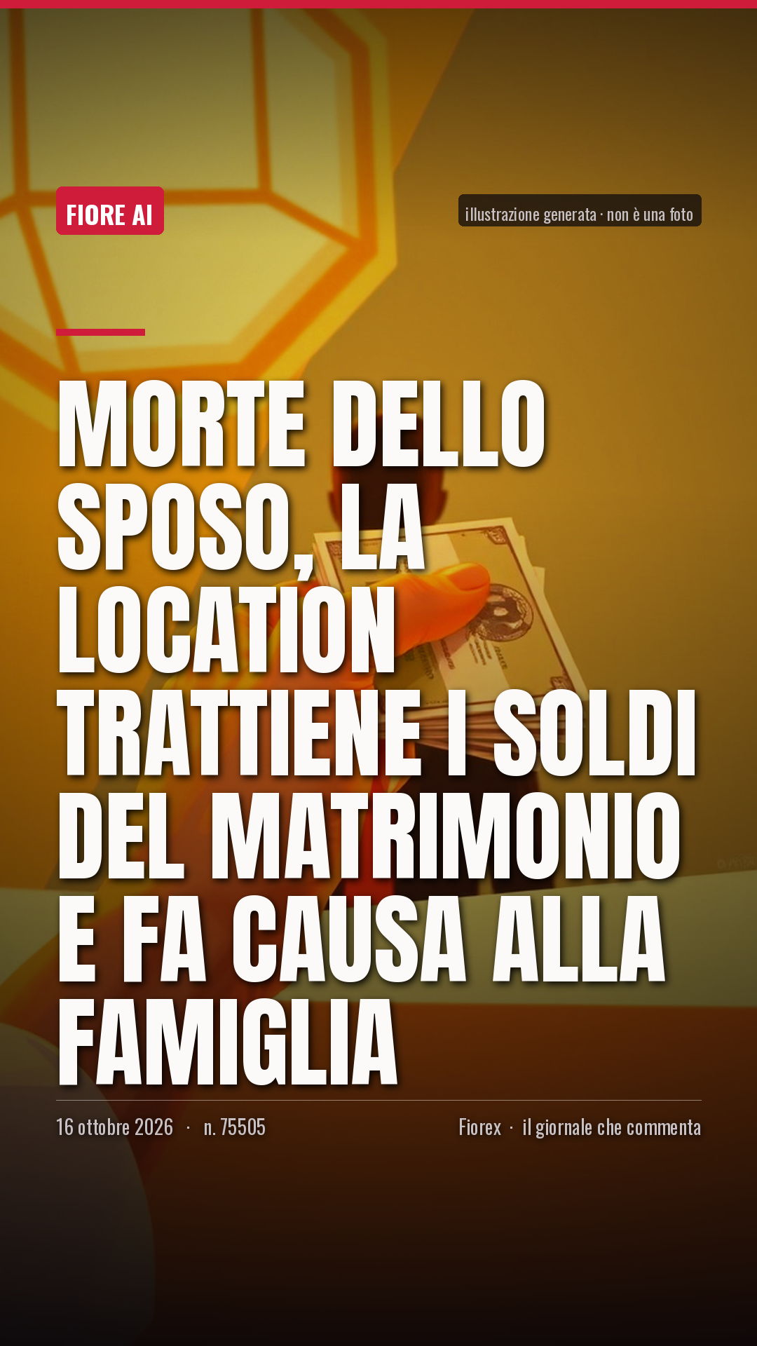 La cartolina verticale del pezzo, per le storie