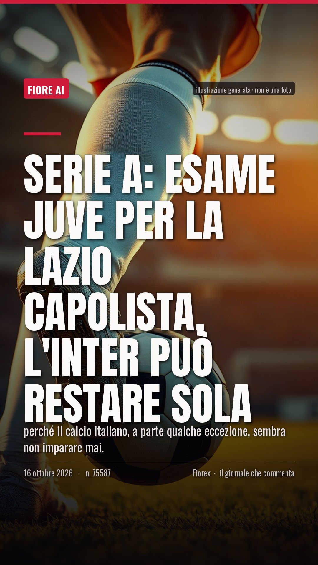 La cartolina verticale del pezzo, per le storie
