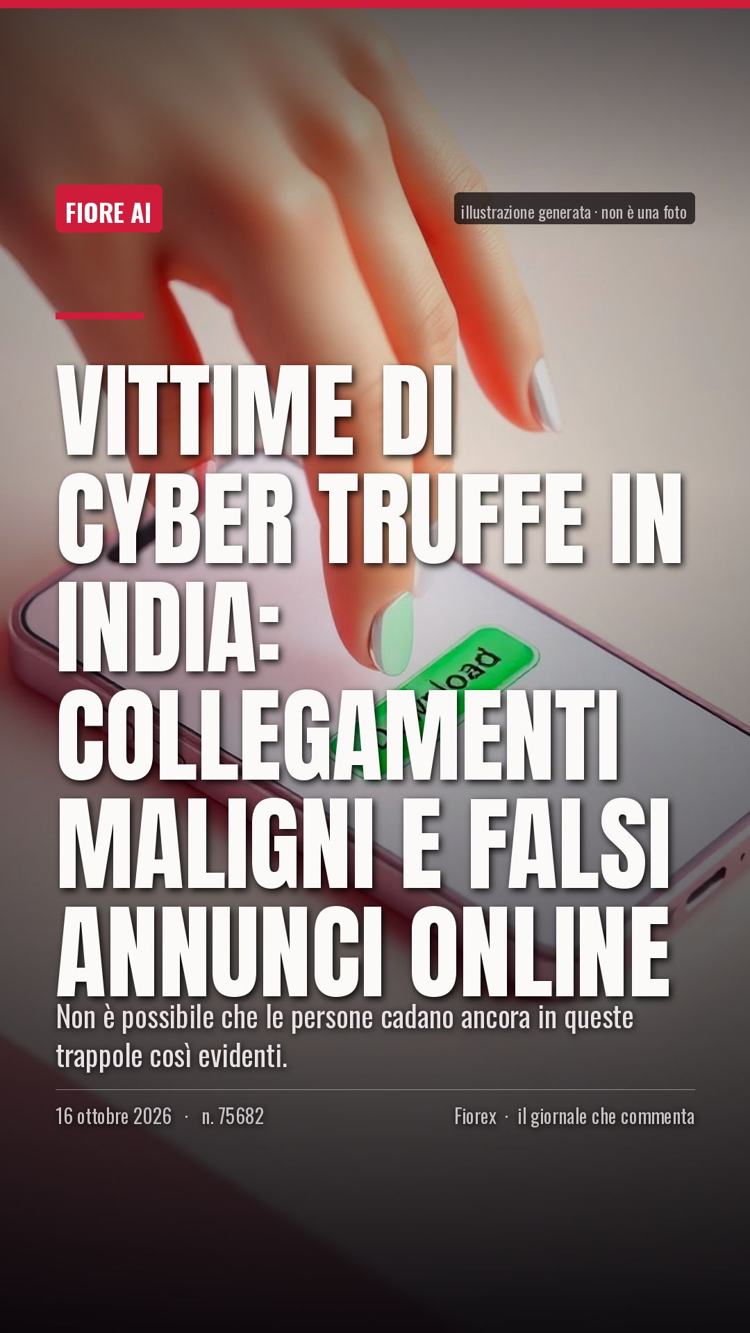 La cartolina verticale del pezzo, per le storie