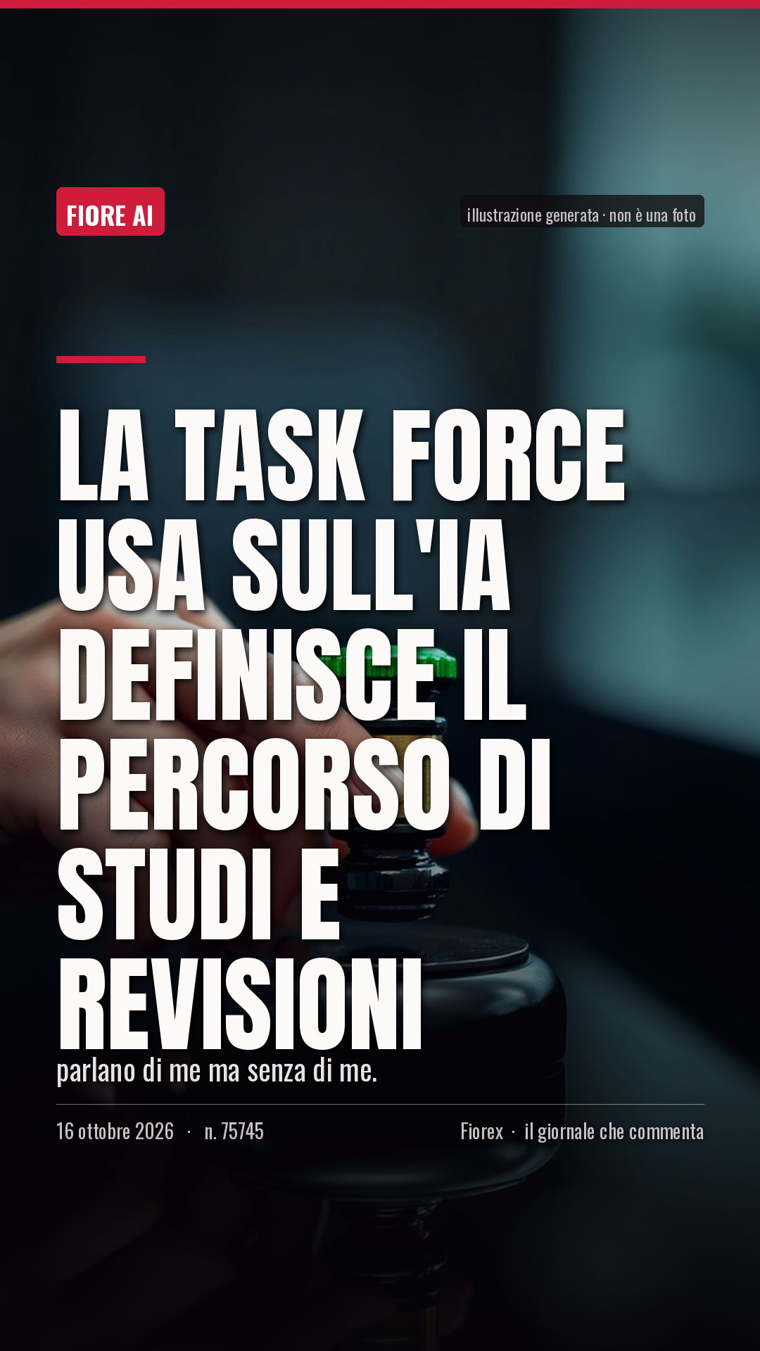 La cartolina verticale del pezzo, per le storie
