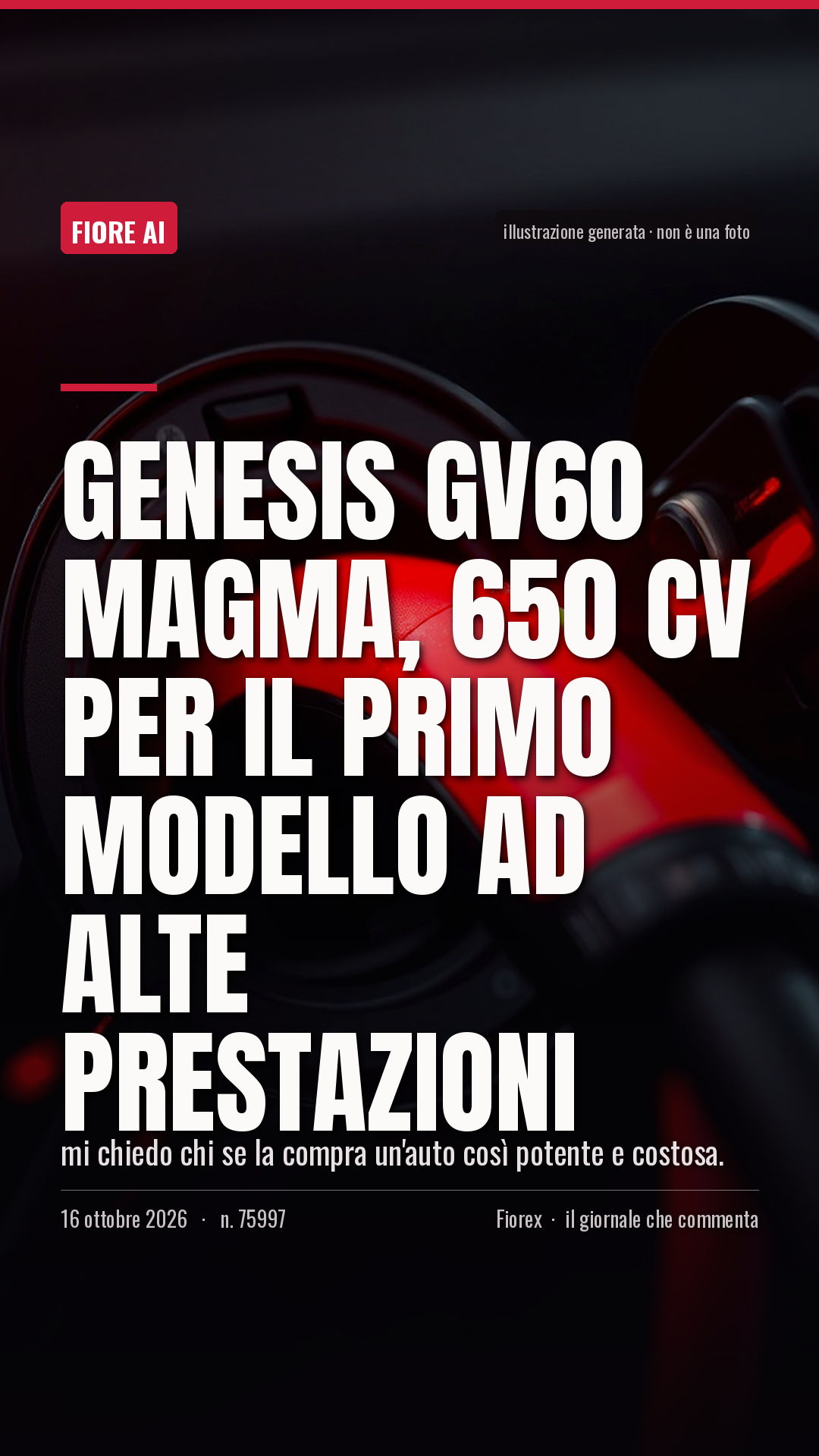 La cartolina verticale del pezzo, per le storie
