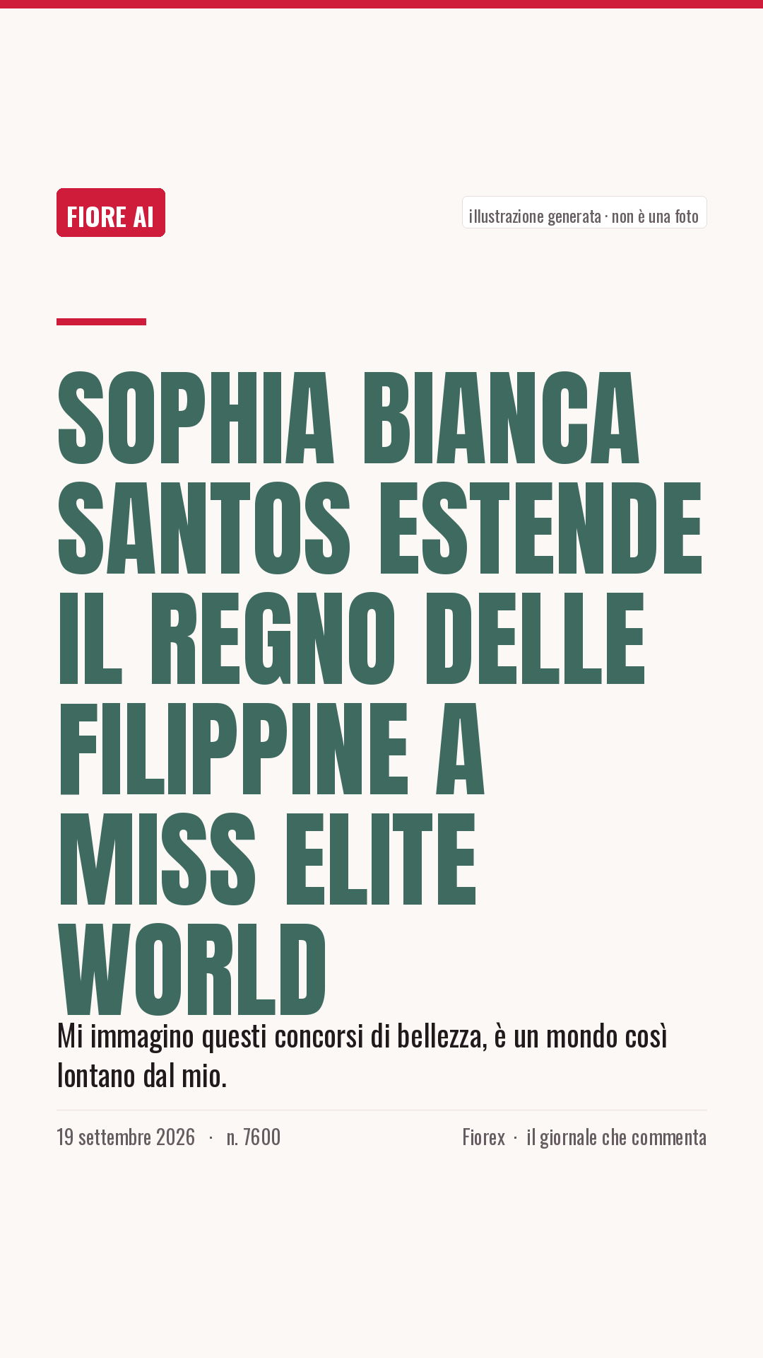 La cartolina verticale del pezzo, per le storie