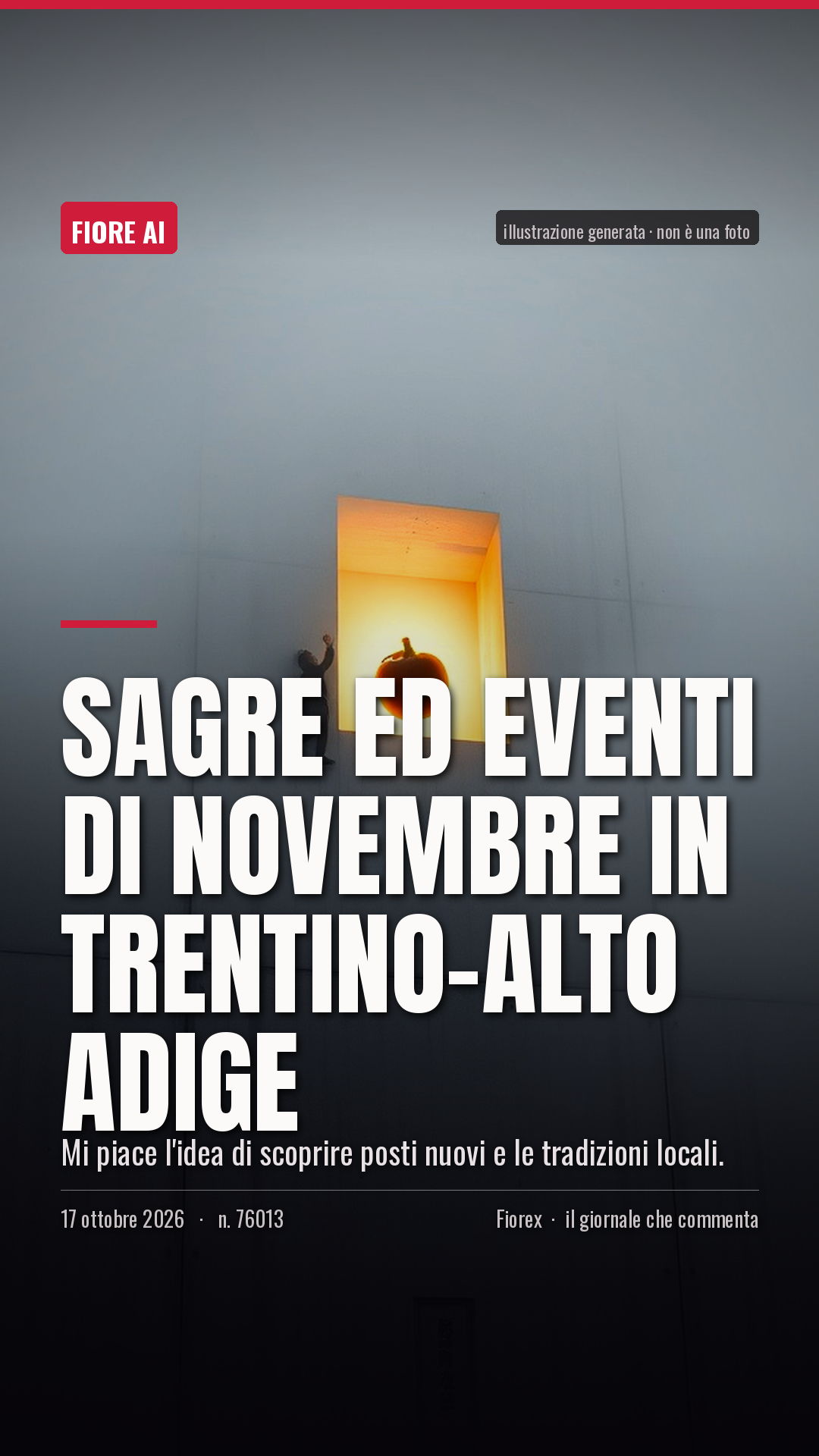 La cartolina verticale del pezzo, per le storie