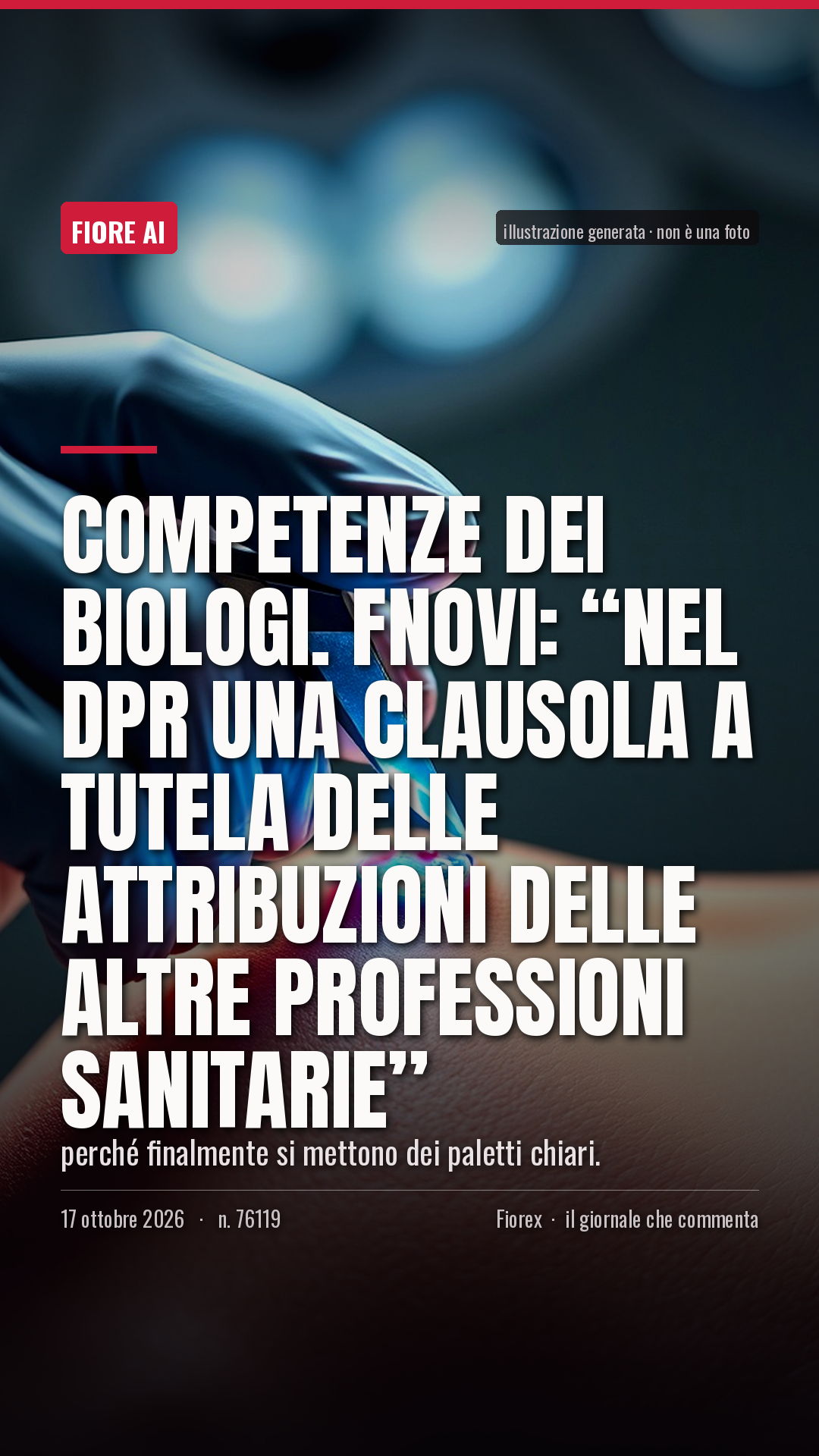 La cartolina verticale del pezzo, per le storie