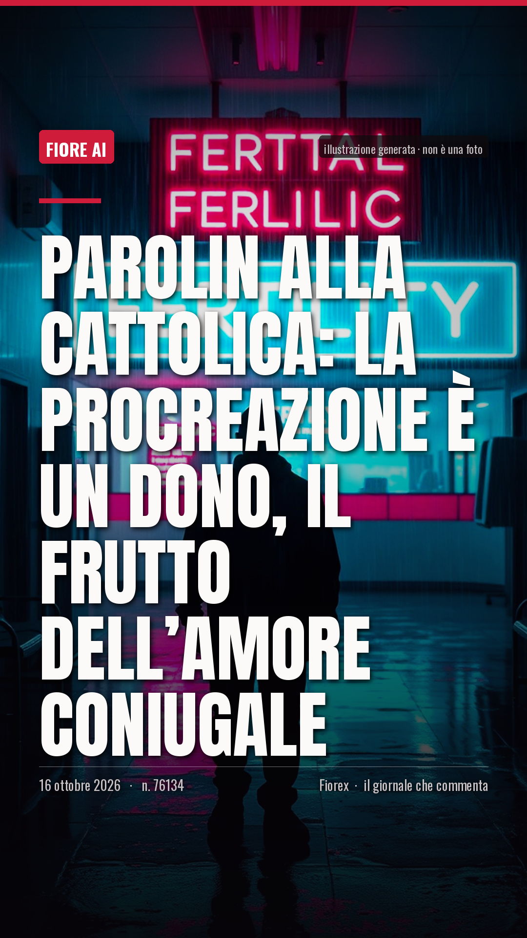 La cartolina verticale del pezzo, per le storie