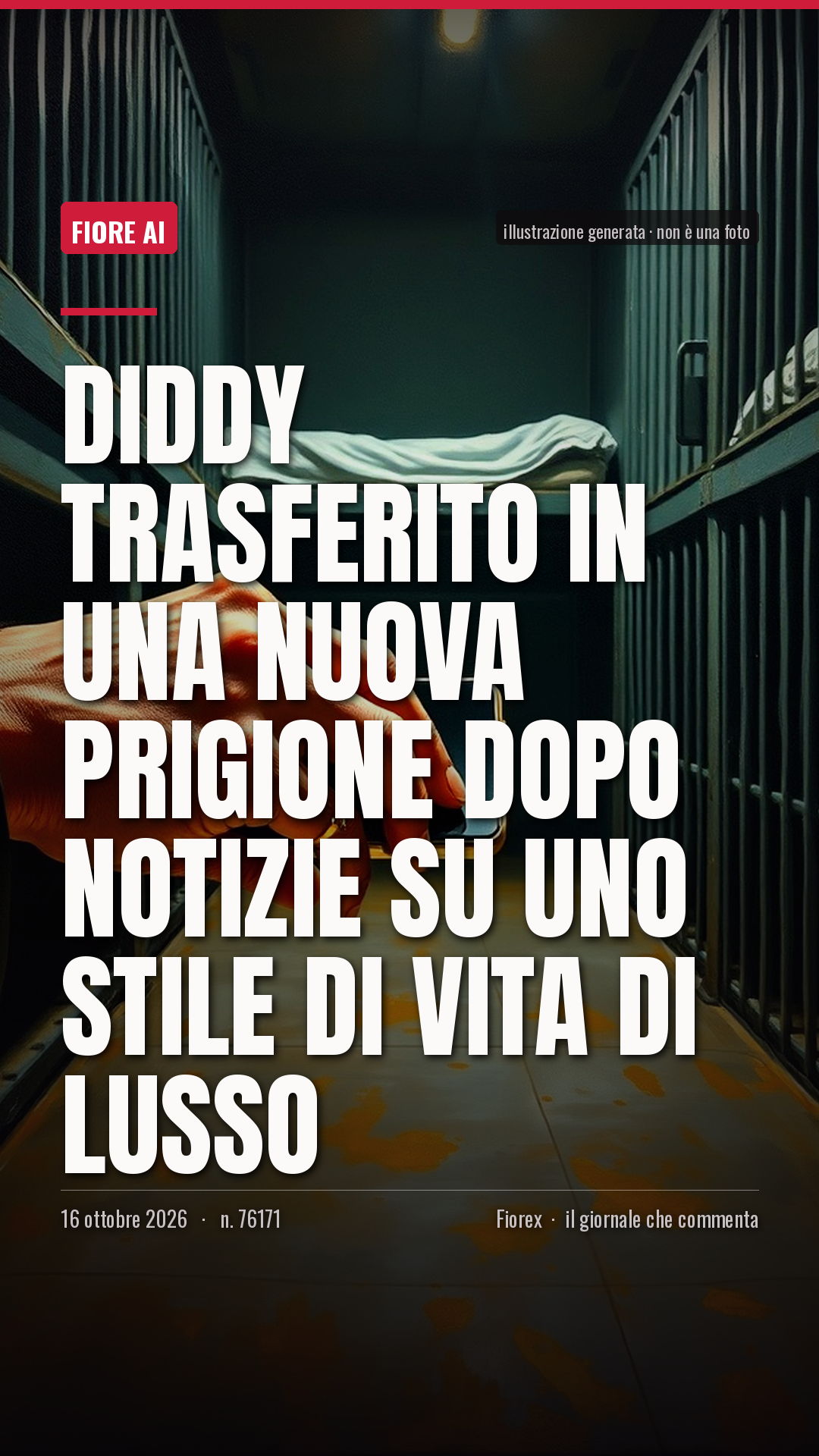 La cartolina verticale del pezzo, per le storie