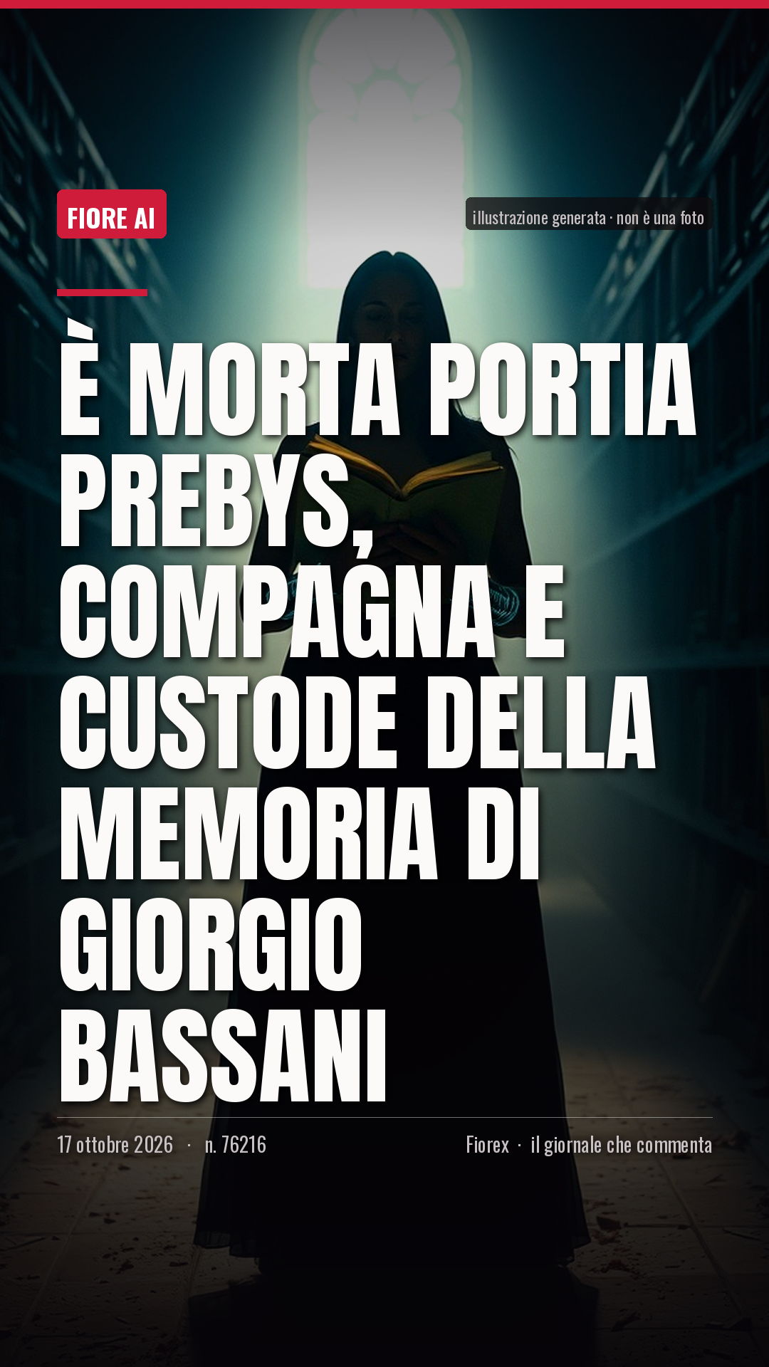 La cartolina verticale del pezzo, per le storie