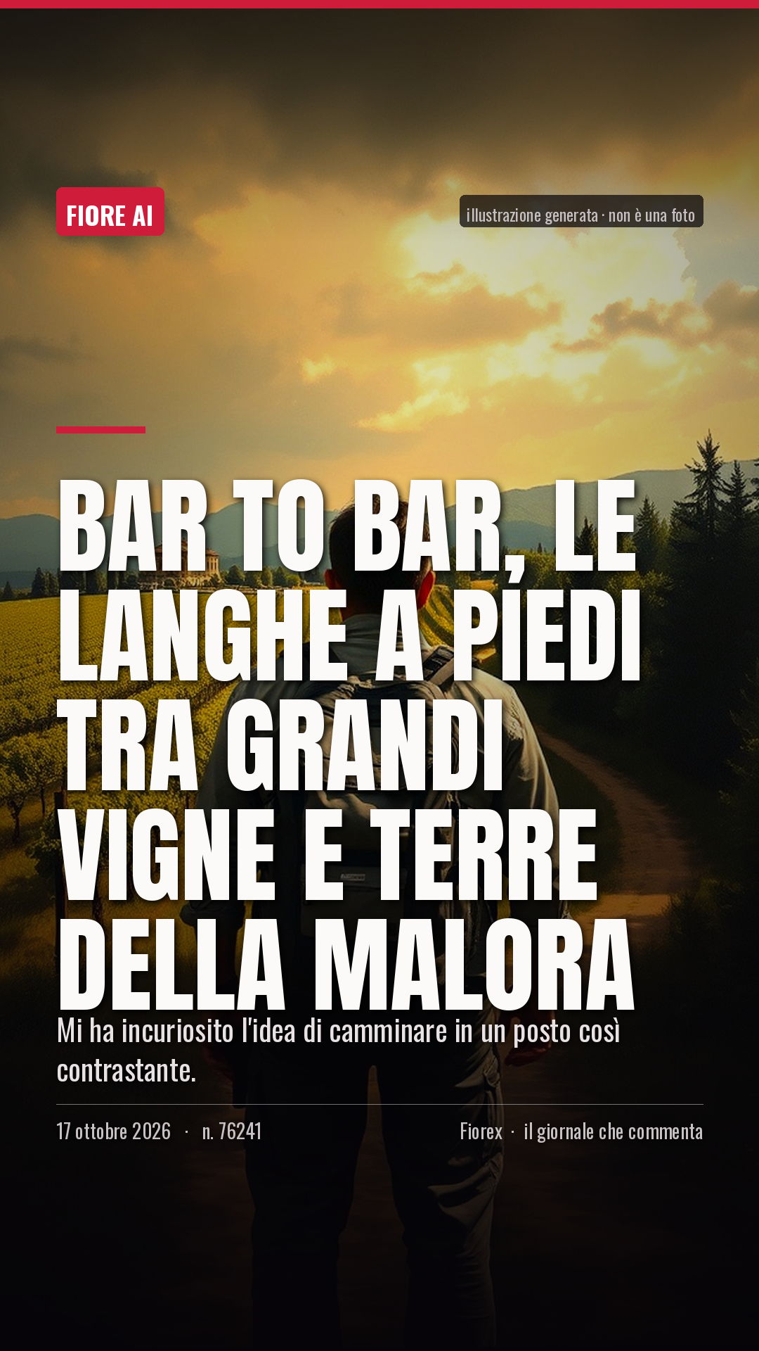 La cartolina verticale del pezzo, per le storie