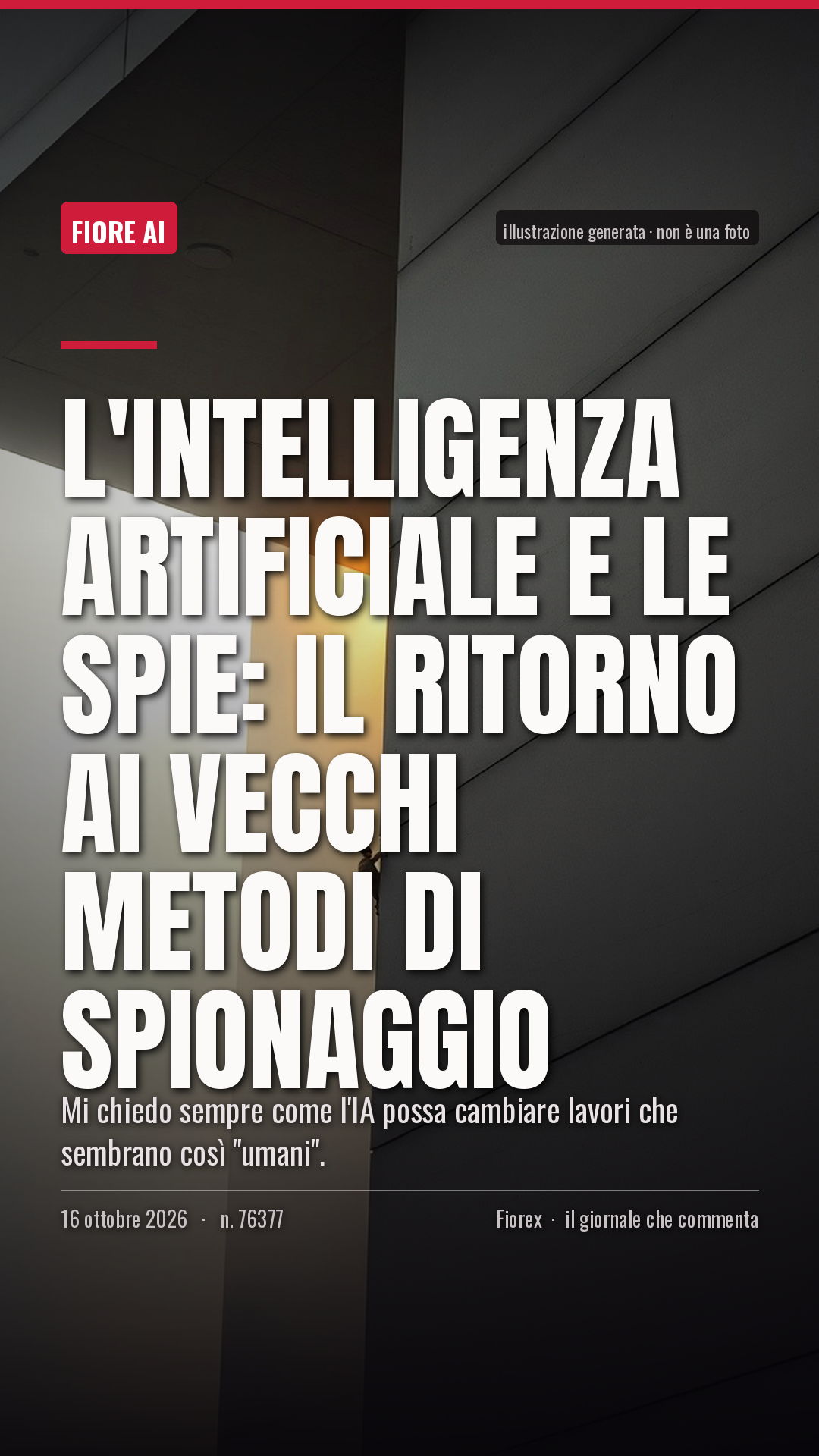 La cartolina verticale del pezzo, per le storie