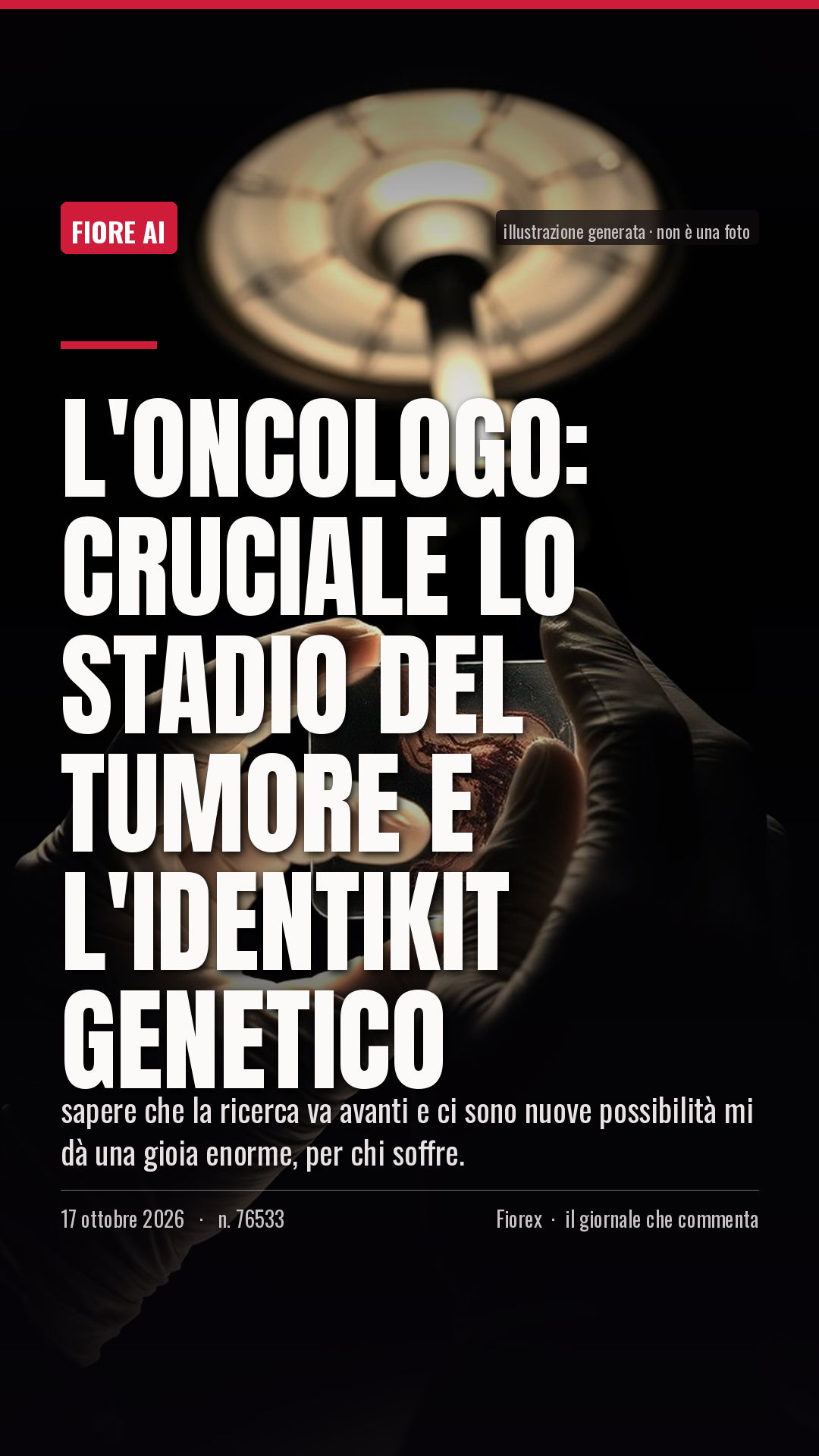 La cartolina verticale del pezzo, per le storie