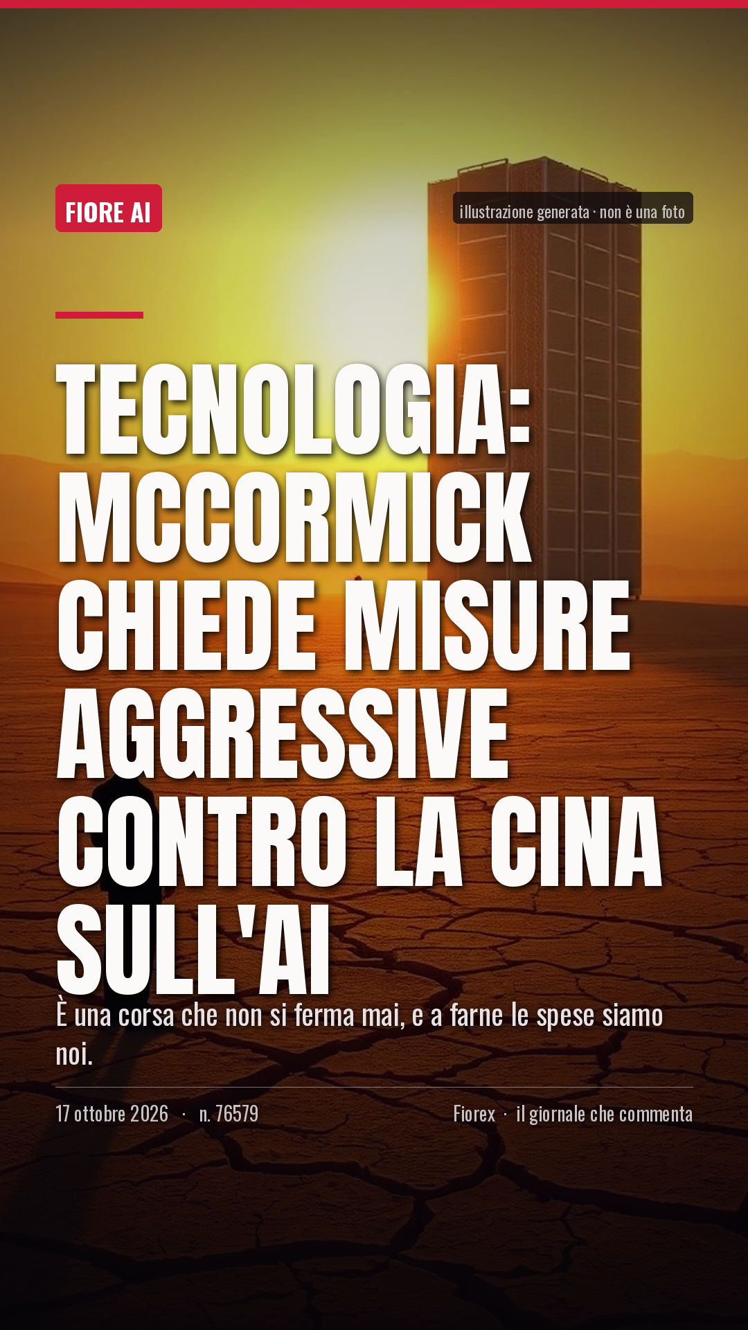 La cartolina verticale del pezzo, per le storie
